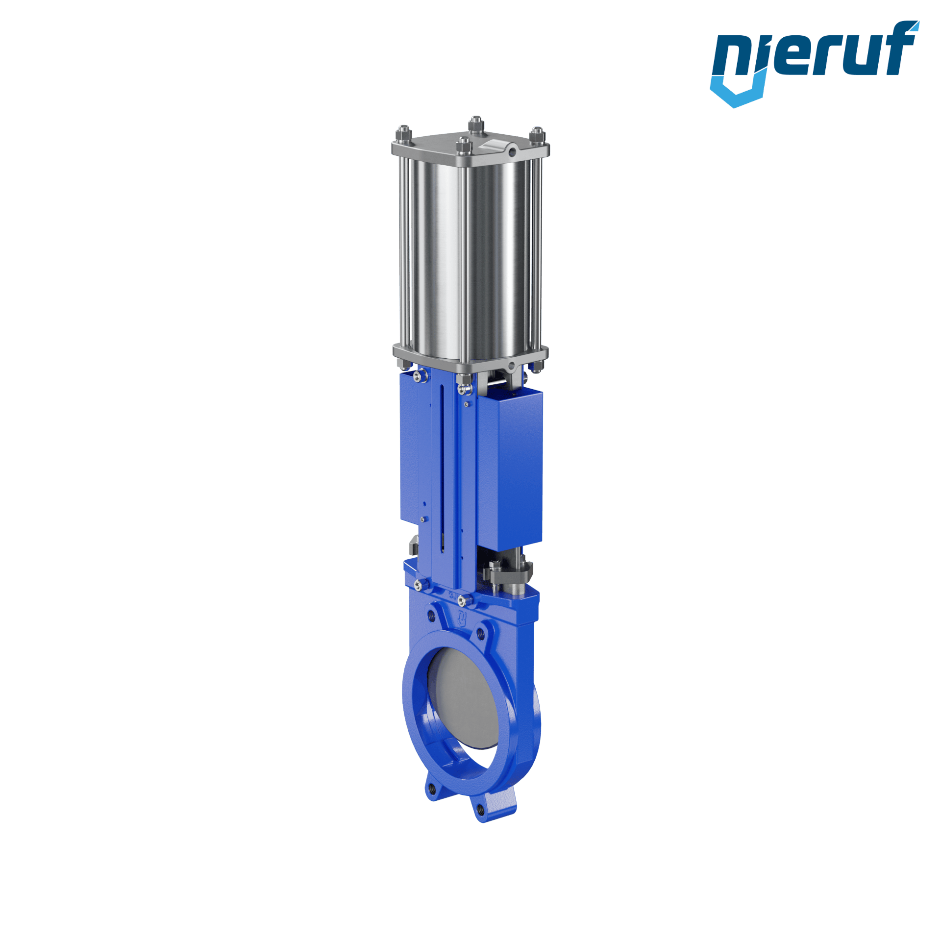 valvola a ghigliottina DN 200 SR02 NBR attuatore pneumatico a doppio effetto