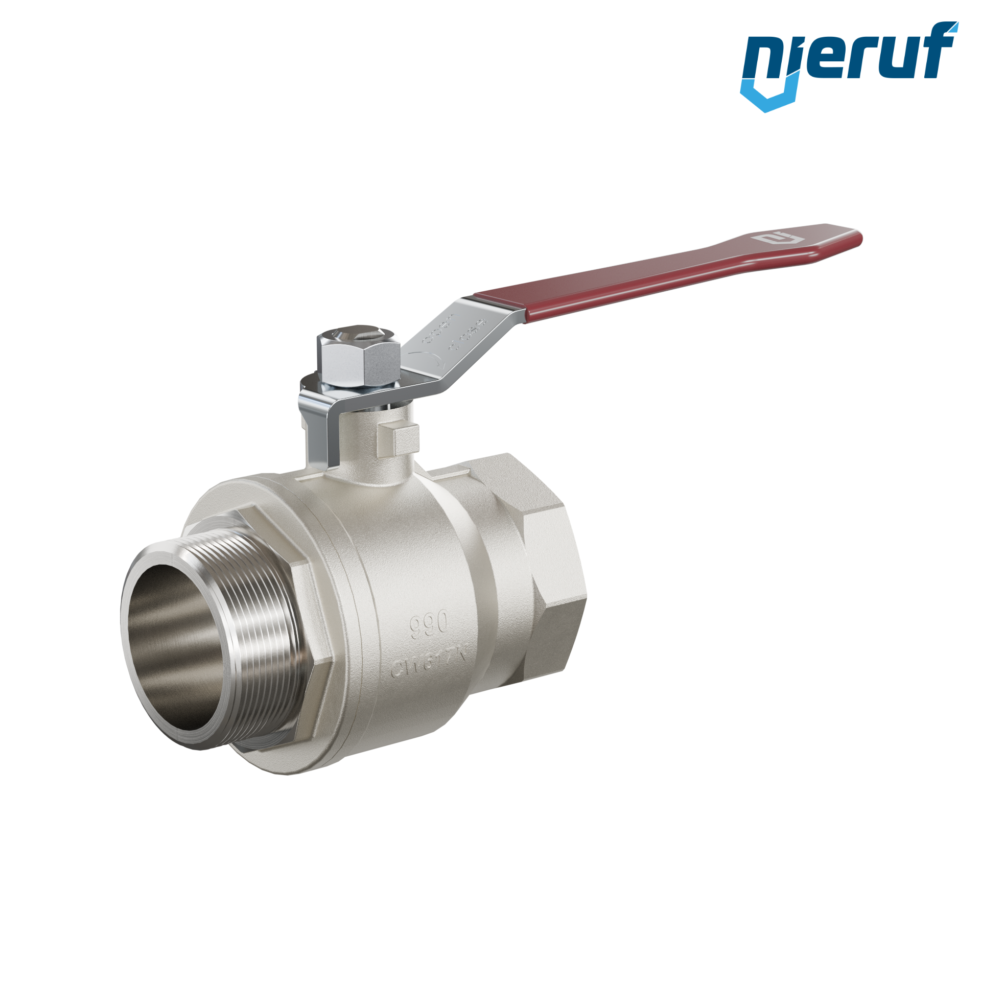 valvola a sfera a 2 vie DN40 - 1 1/2" pollici GK01 filettatura F x M