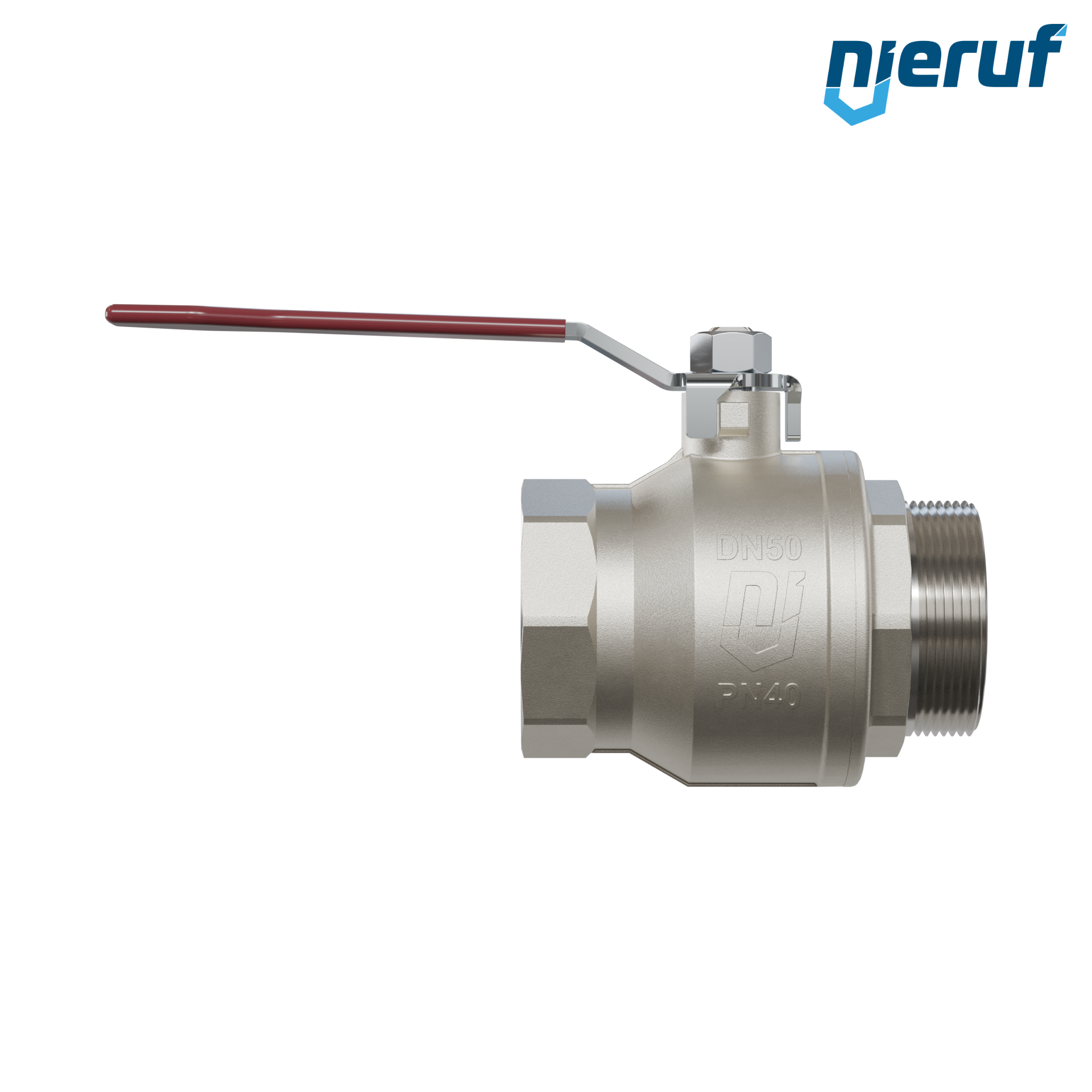 valvola a sfera a 2 vie DN50 - 2" pollici GK01 filettatura F x M