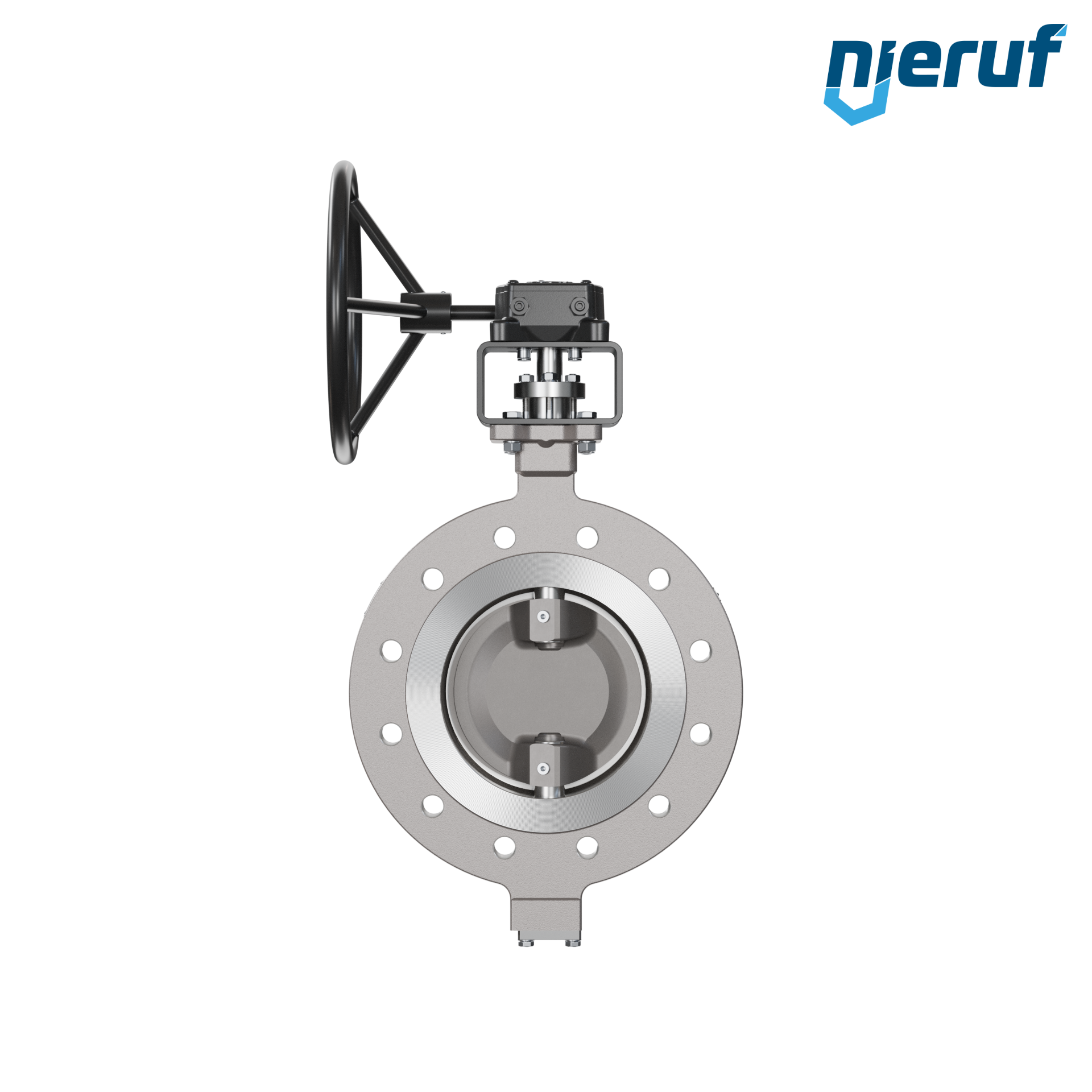 valvola a farfalla triplo eccentrico acciaio inox AK14 DN 200 PN25 volantino