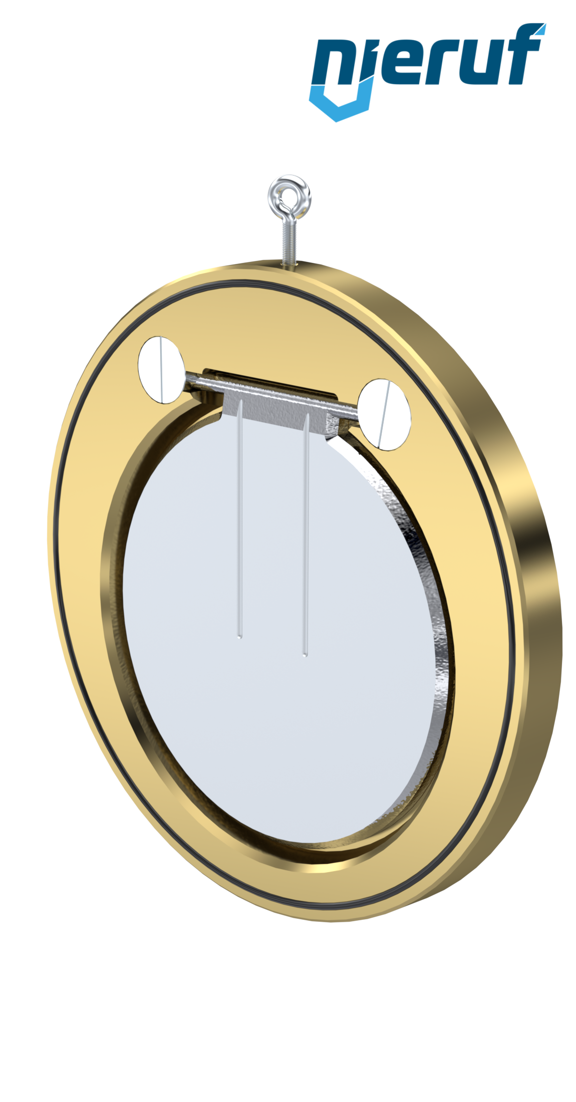 Zwischenflansch-Rückschlagklappe DN300 ZR09 Alubronze 2.0975 FKM