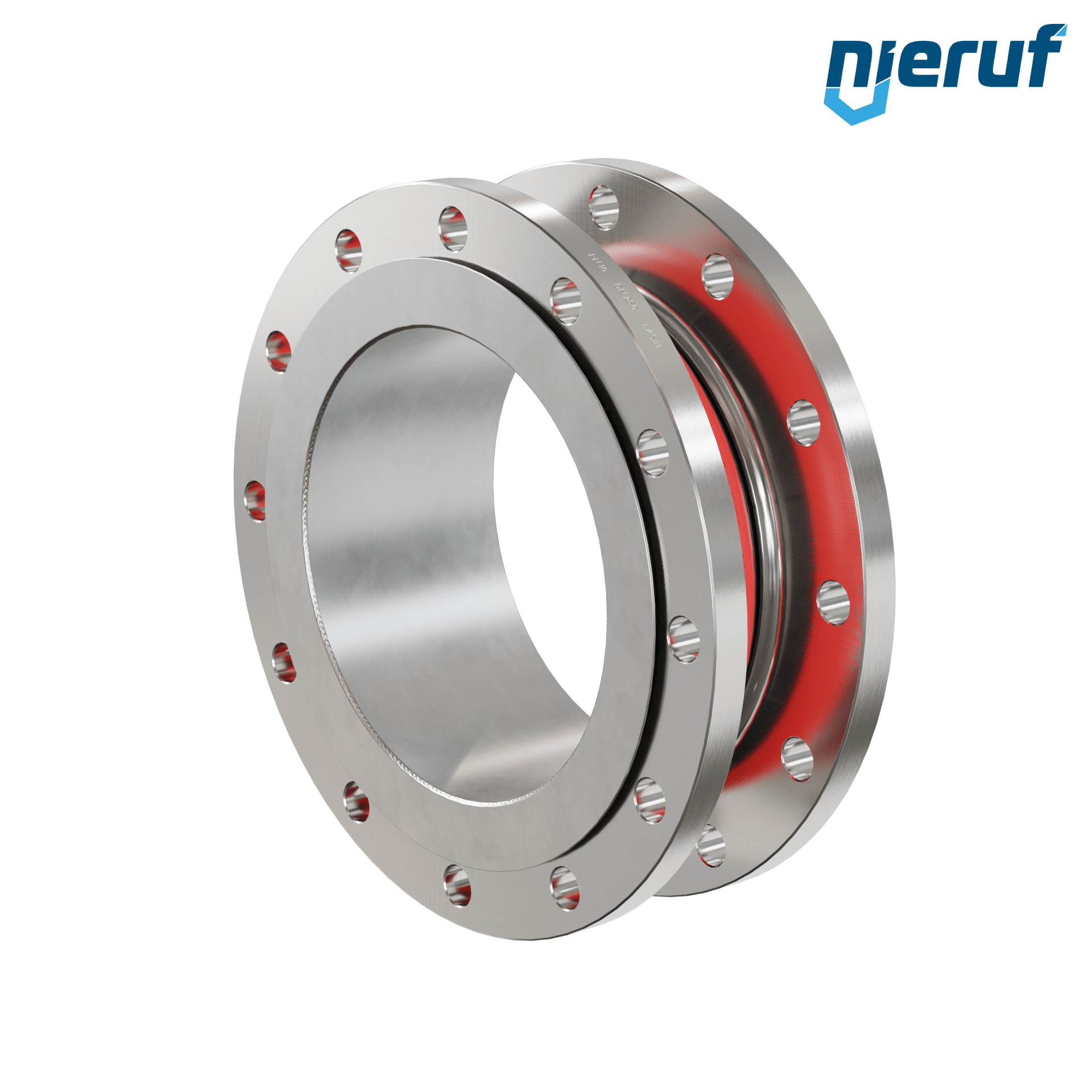 Compensatore piastra di rinforzo DN250 versione KP04 flange in acciaio inox EPDM