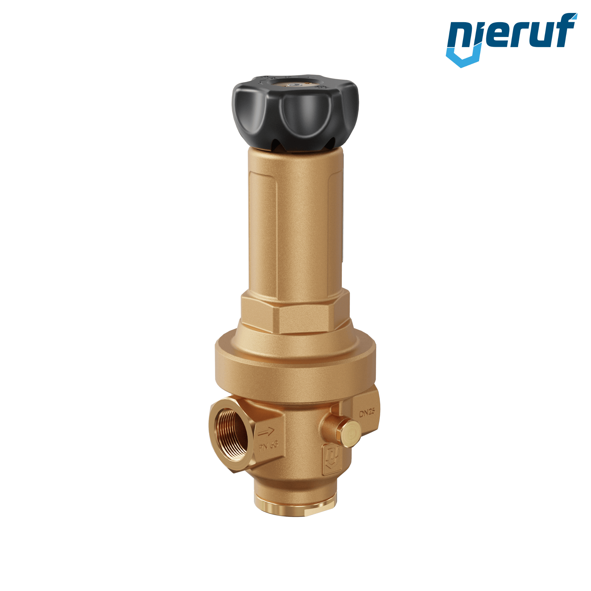 regolatore di pressione di precisione 1" pollici DM14 ottone rosso EPDM 0.5 - 15.0 bar