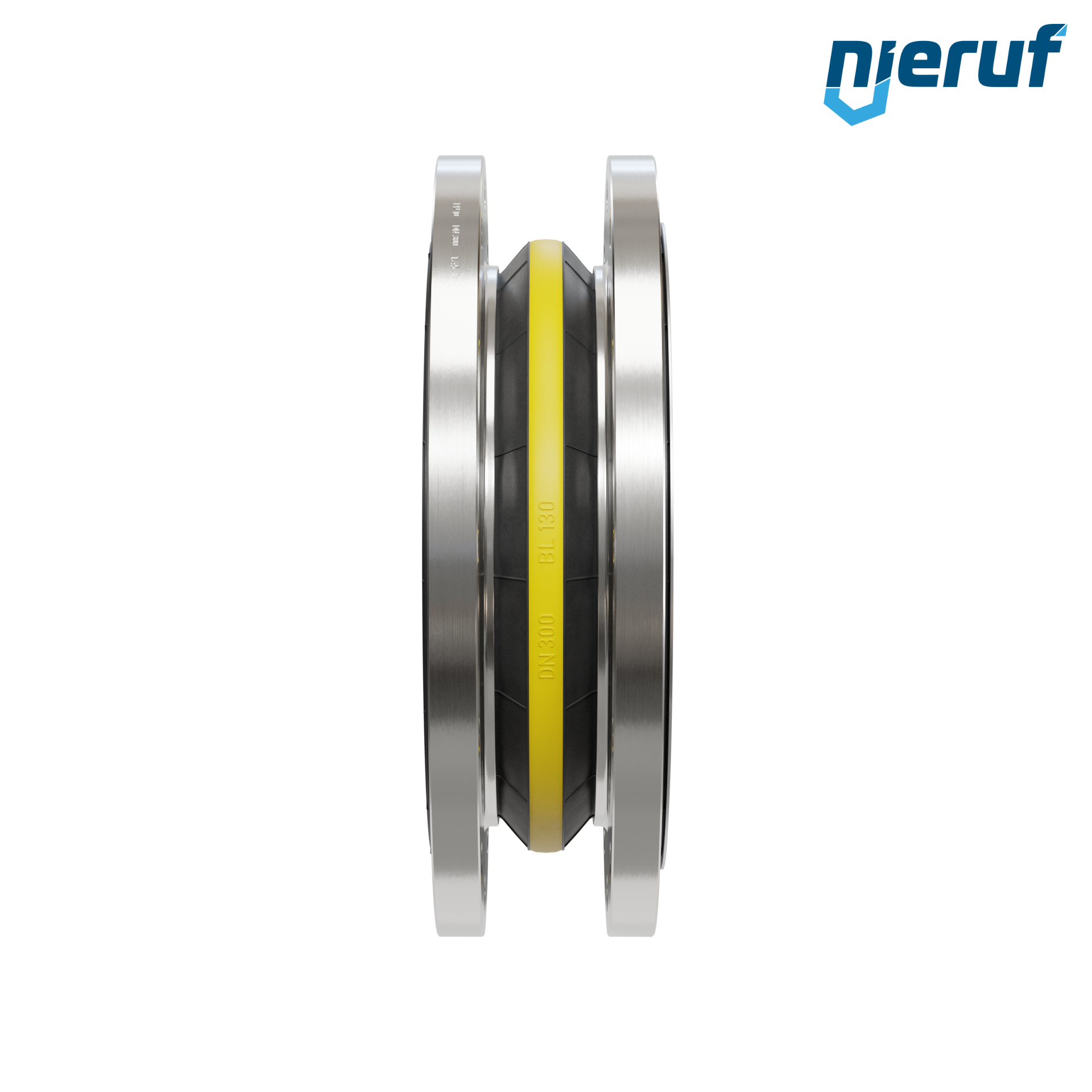 Compensatore piastra di rinforzo DN300 versione KP04 flange in acciaio inox NBR