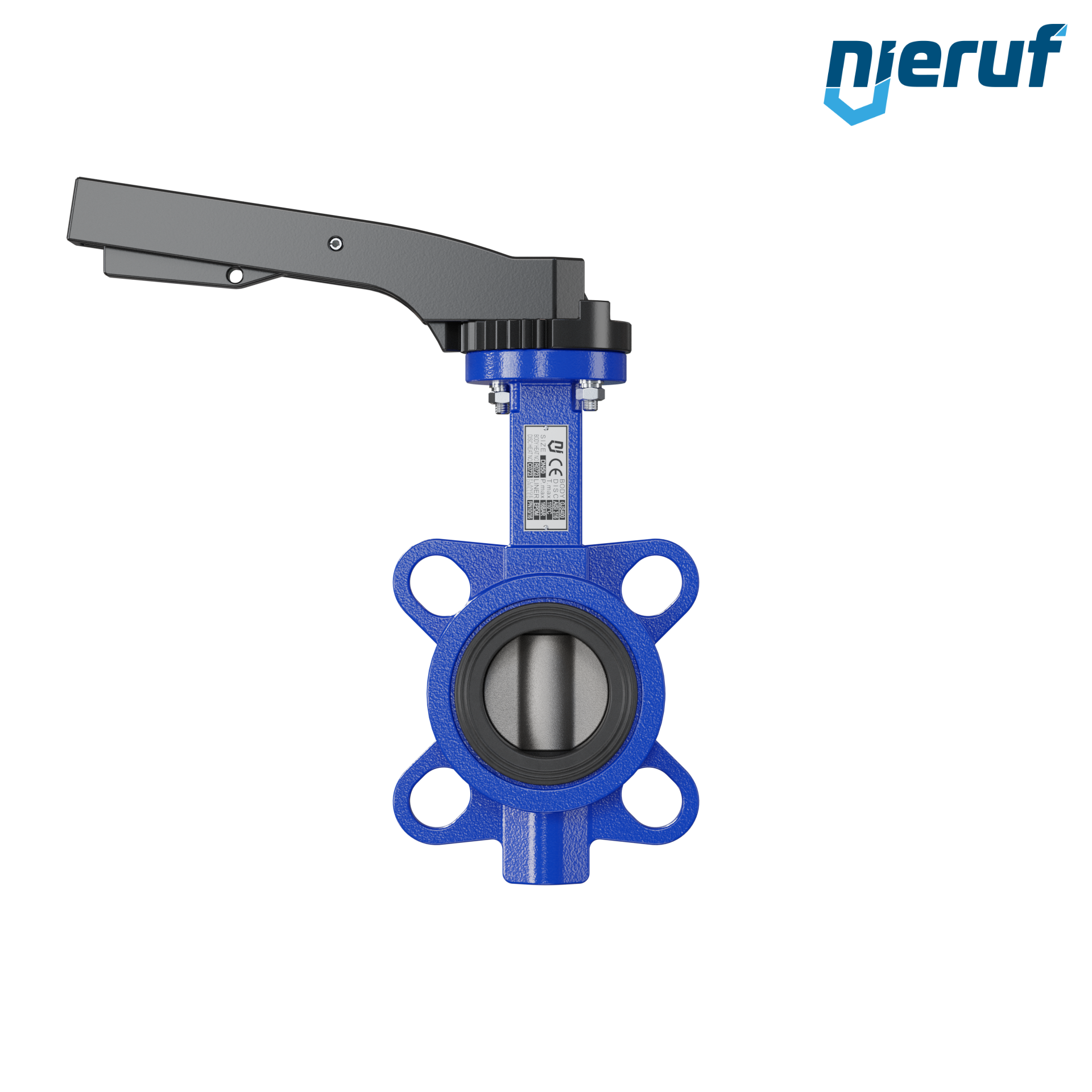 valvola a farfalla DN 50 PN16 AK05 NBR leva
