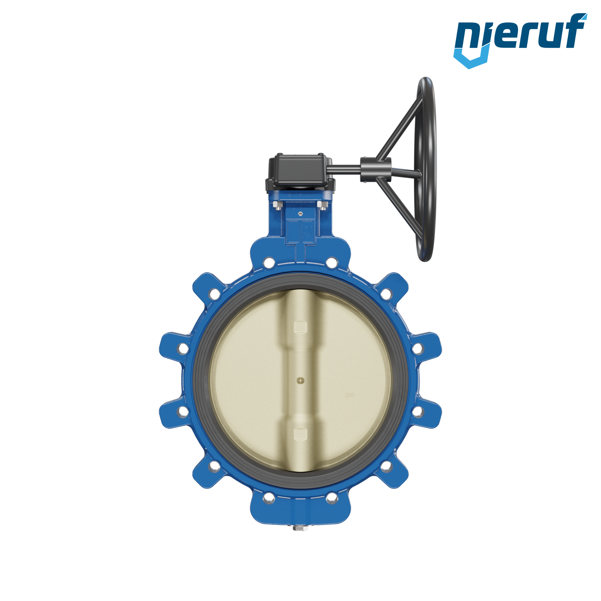 valvola a farfalla per l'acqua di mare DN 300  PN10 AK16 volantino