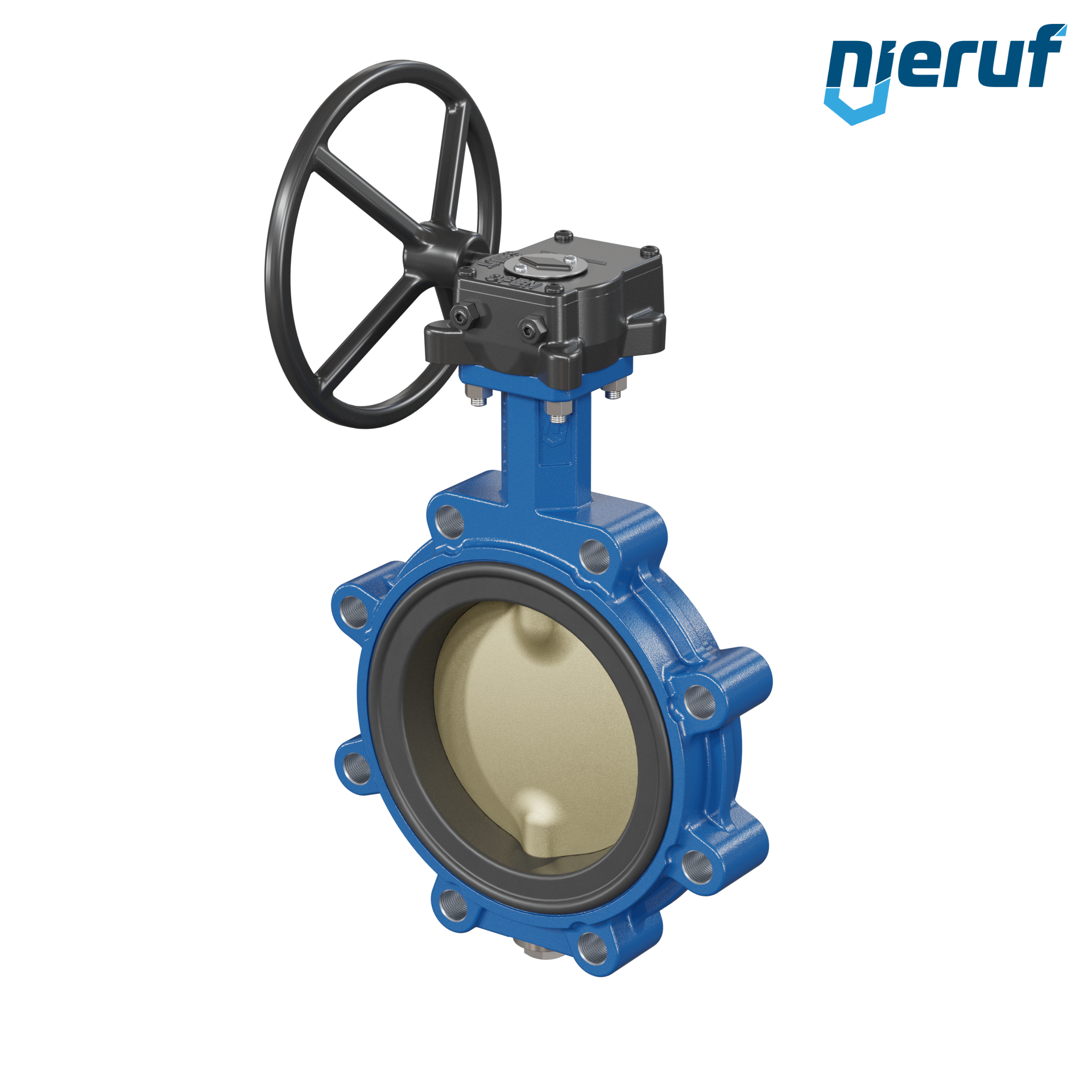 valvola a farfalla per l'acqua di mare DN 150 PN10-PN16 AK16 volantino
