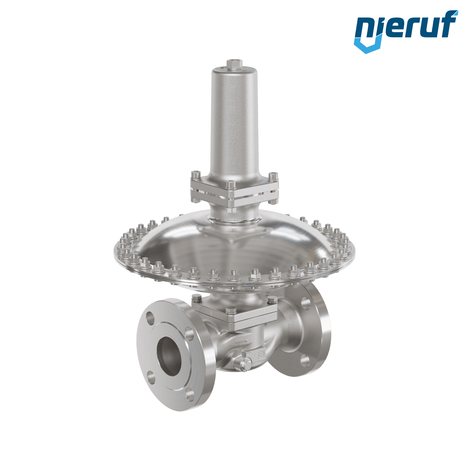 Regolatore in mbar DN50 DM24 flangia ANSI 150 acciaio inossidabile EPDM 150 - 500 mbar