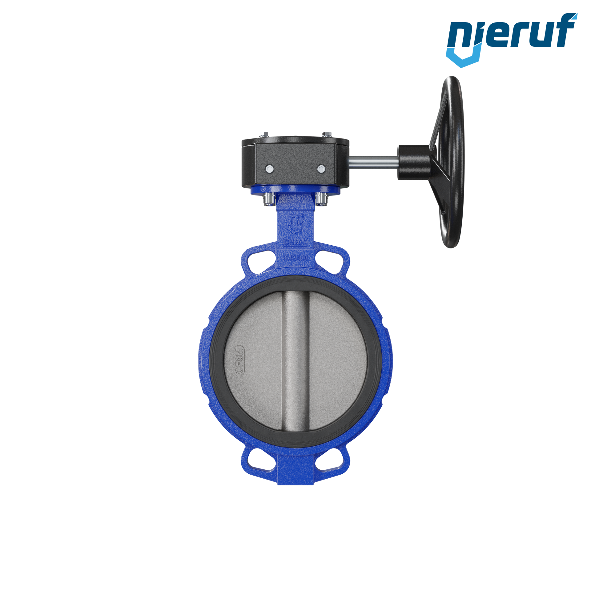 valvola a farfalla DN 200 PN16 AK05 NBR volantino