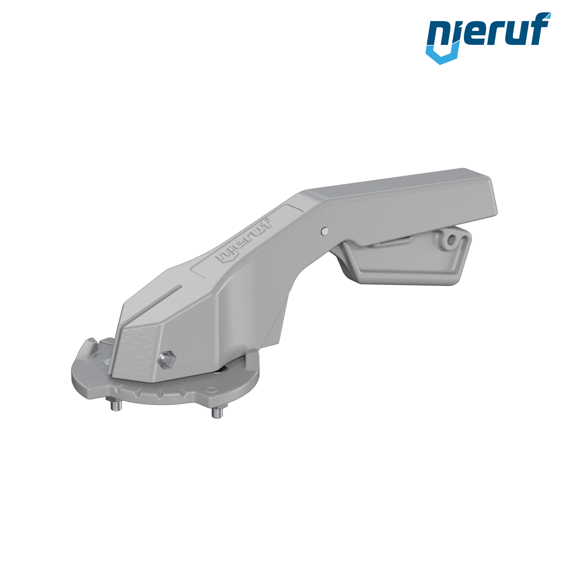 leva a a mano HB01 in alluminio grigio dimensione 0 F05 14mm