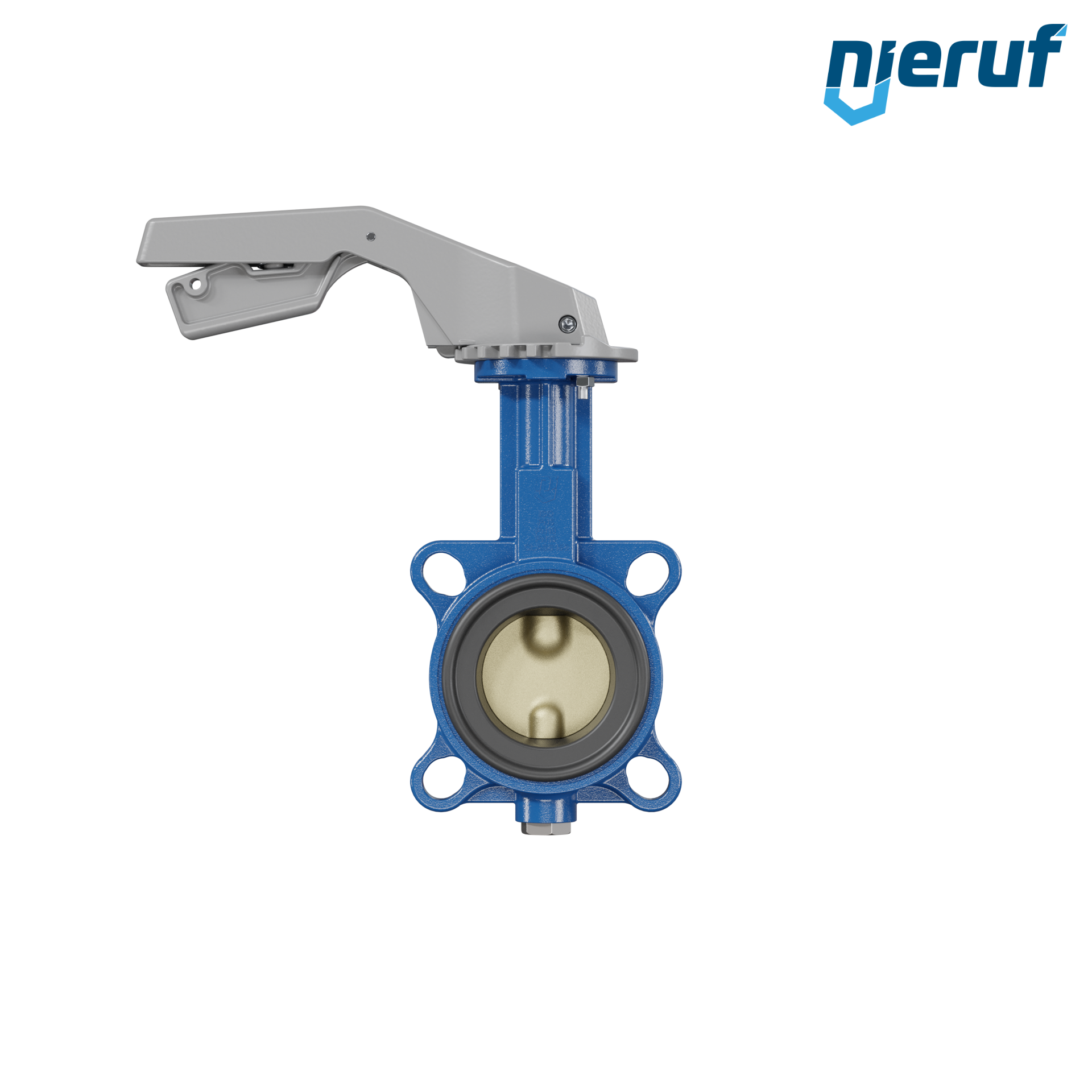 valvola a farfalla per l'acqua di mare DN 65 PN6-PN10-PN16 & ANSI150 AK15 leva a mano