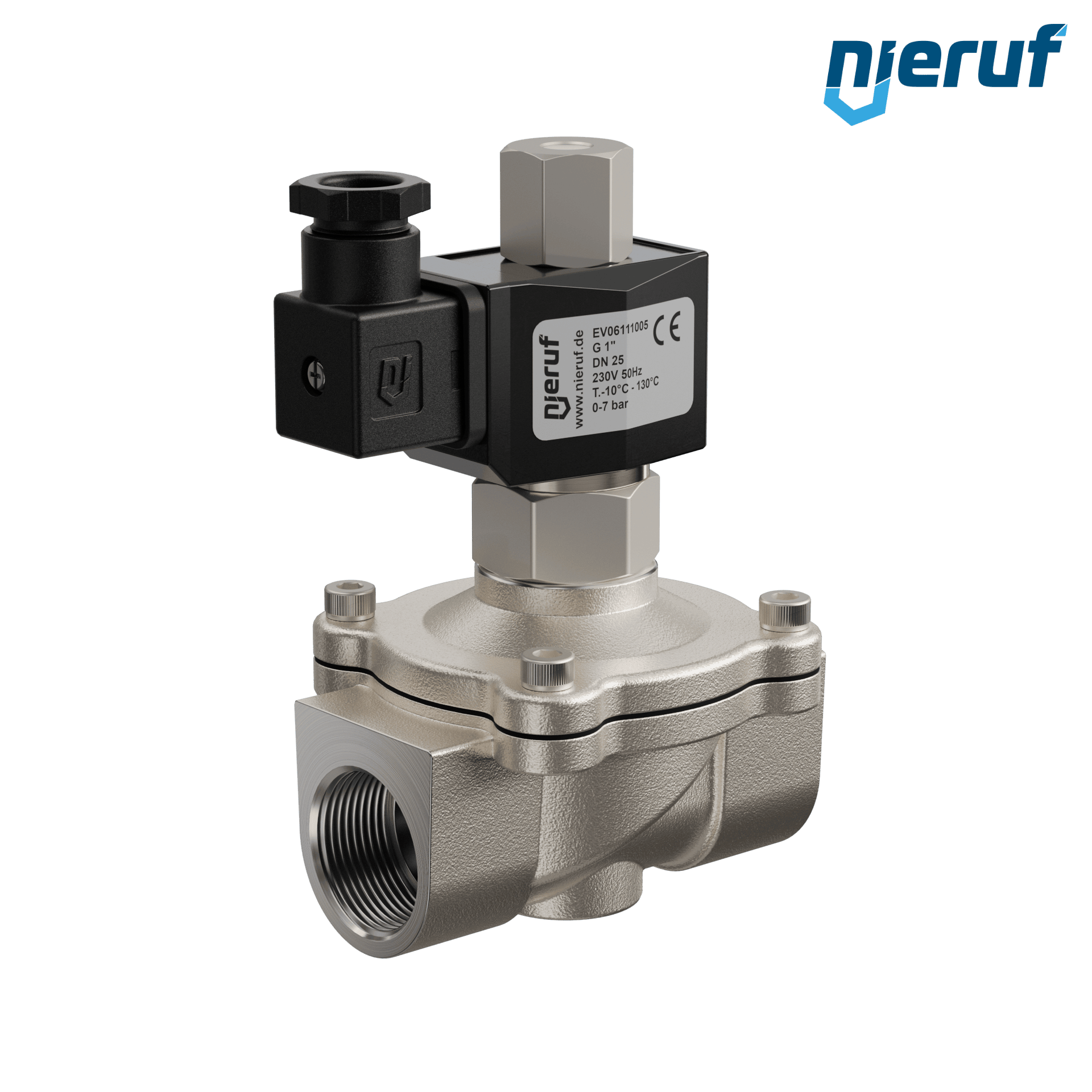 elettrovalvola DN25 G 1" pollici NO - normalmente aperta EV06