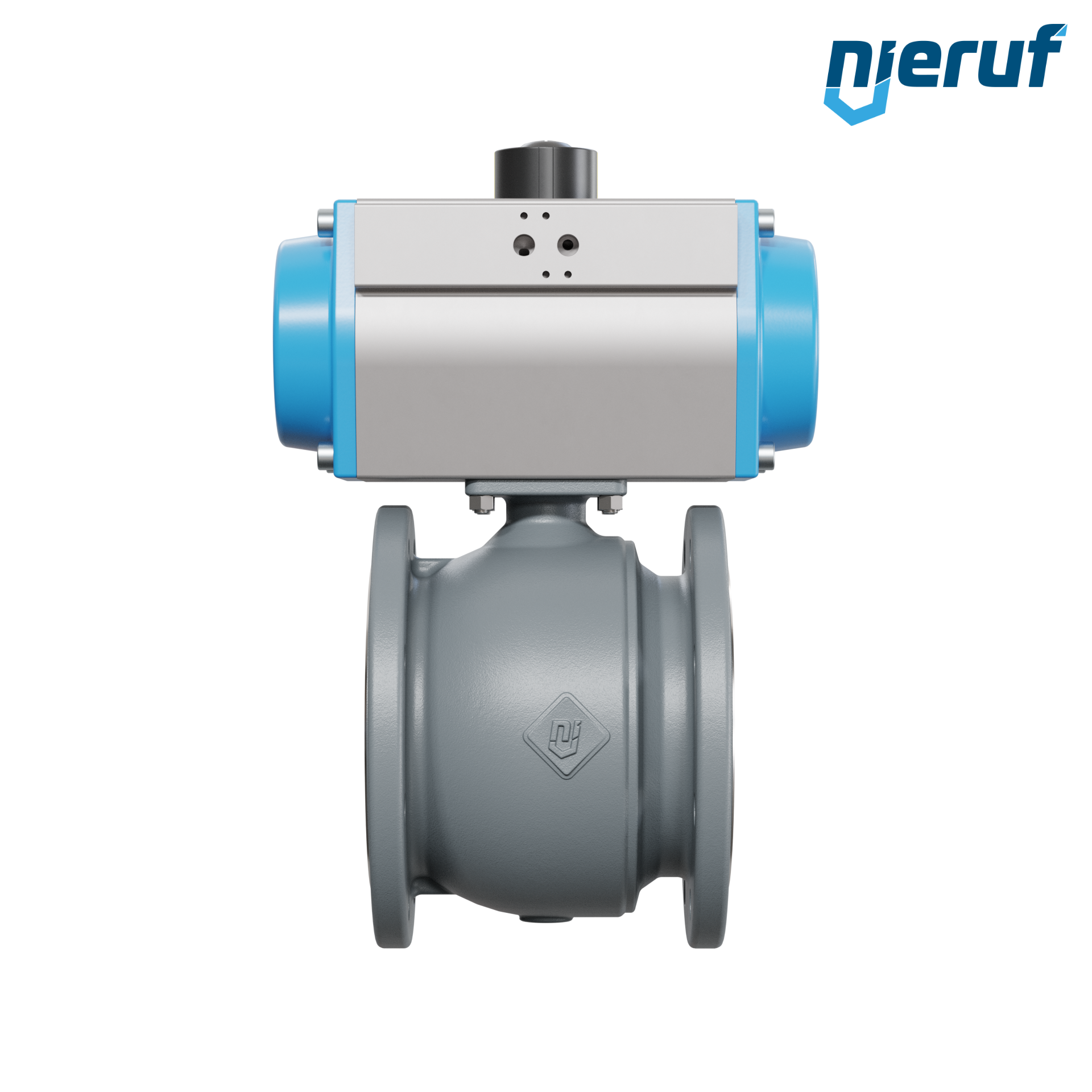 valvola a sfera automatica DN125 - 5" pollici PK04 azionamento rotativo pneumatico a semplice effetto apertura a molla