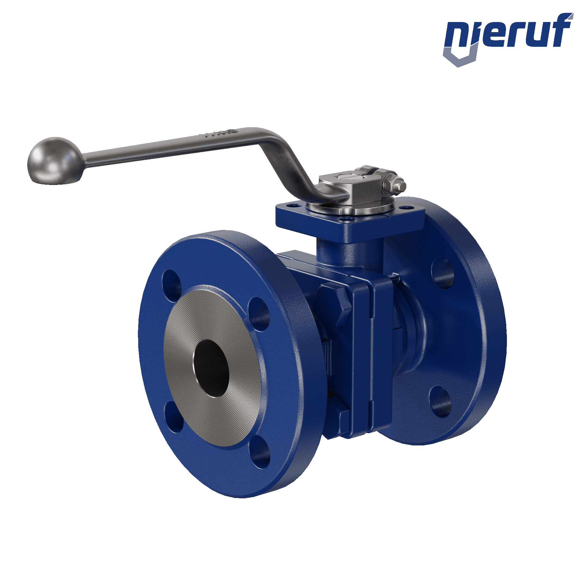 valvola a sfera flangiata per alte temperature FK12 DN25 PEEK guarnizione