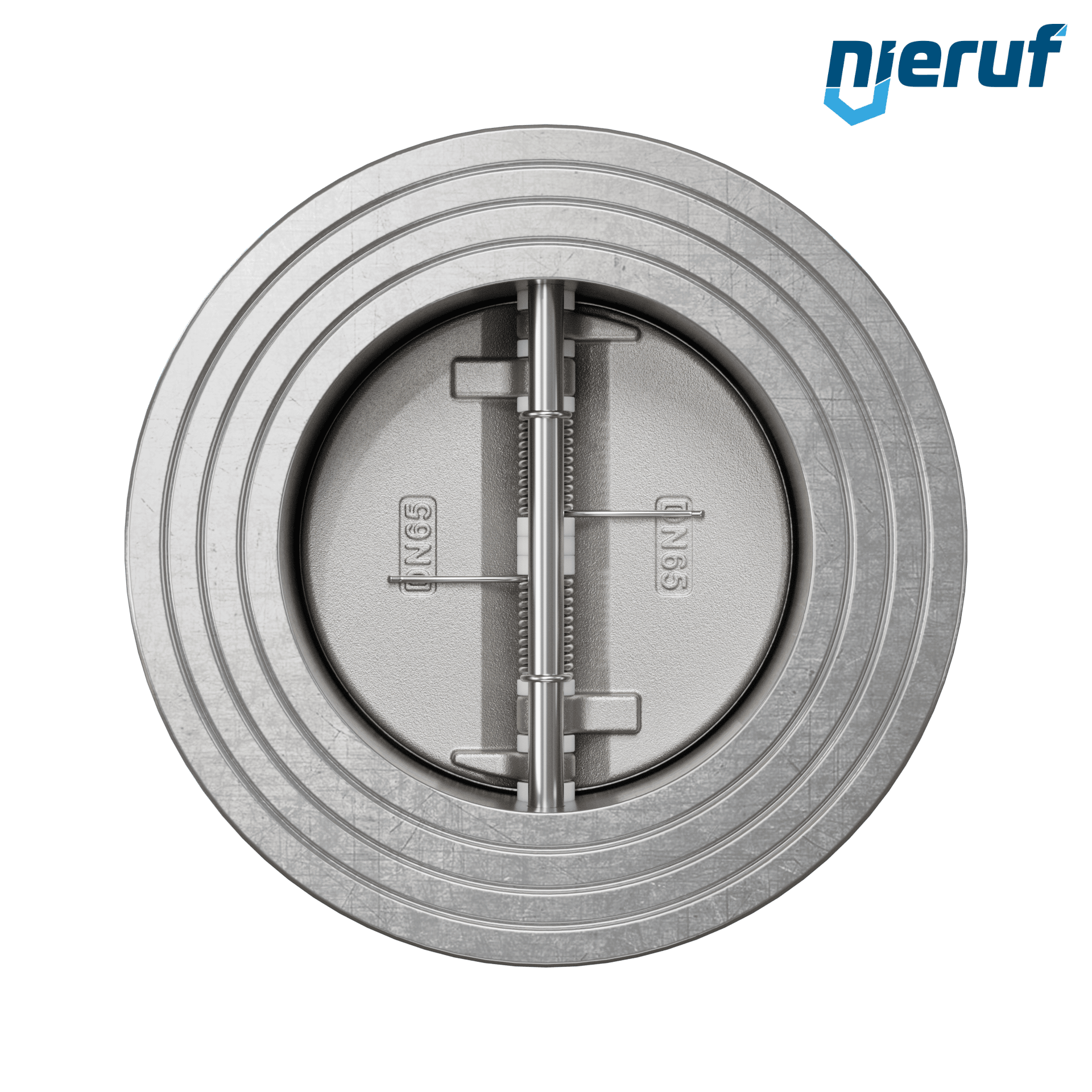 valvola di ritegno a doppio battente DN65 DR03 acciaio inossidabile 1.4408 EPDM