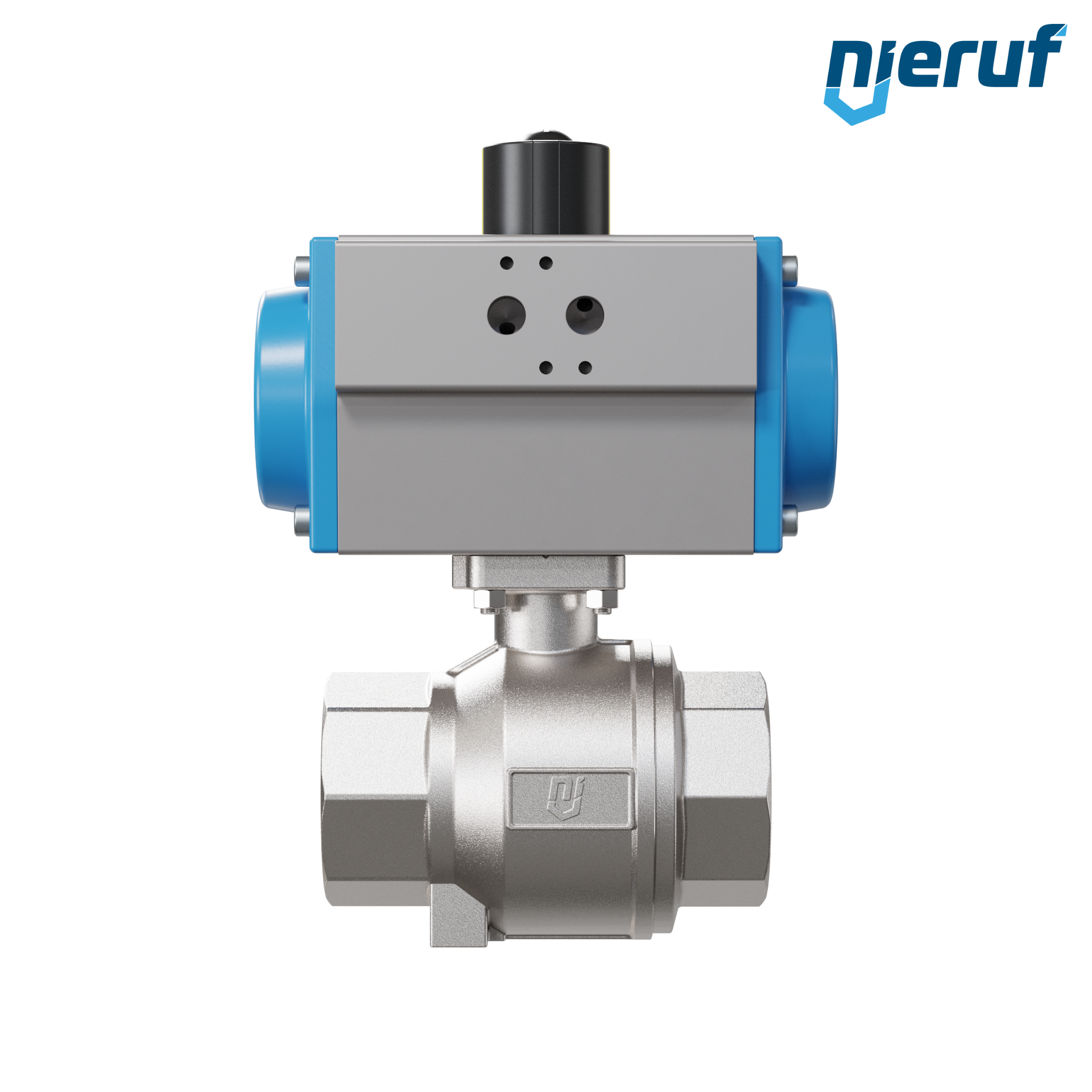 valvola a sfera pneumatica DN50 - 2" pollici azionamento rotativo a effetto semplice apertura a molla PK02