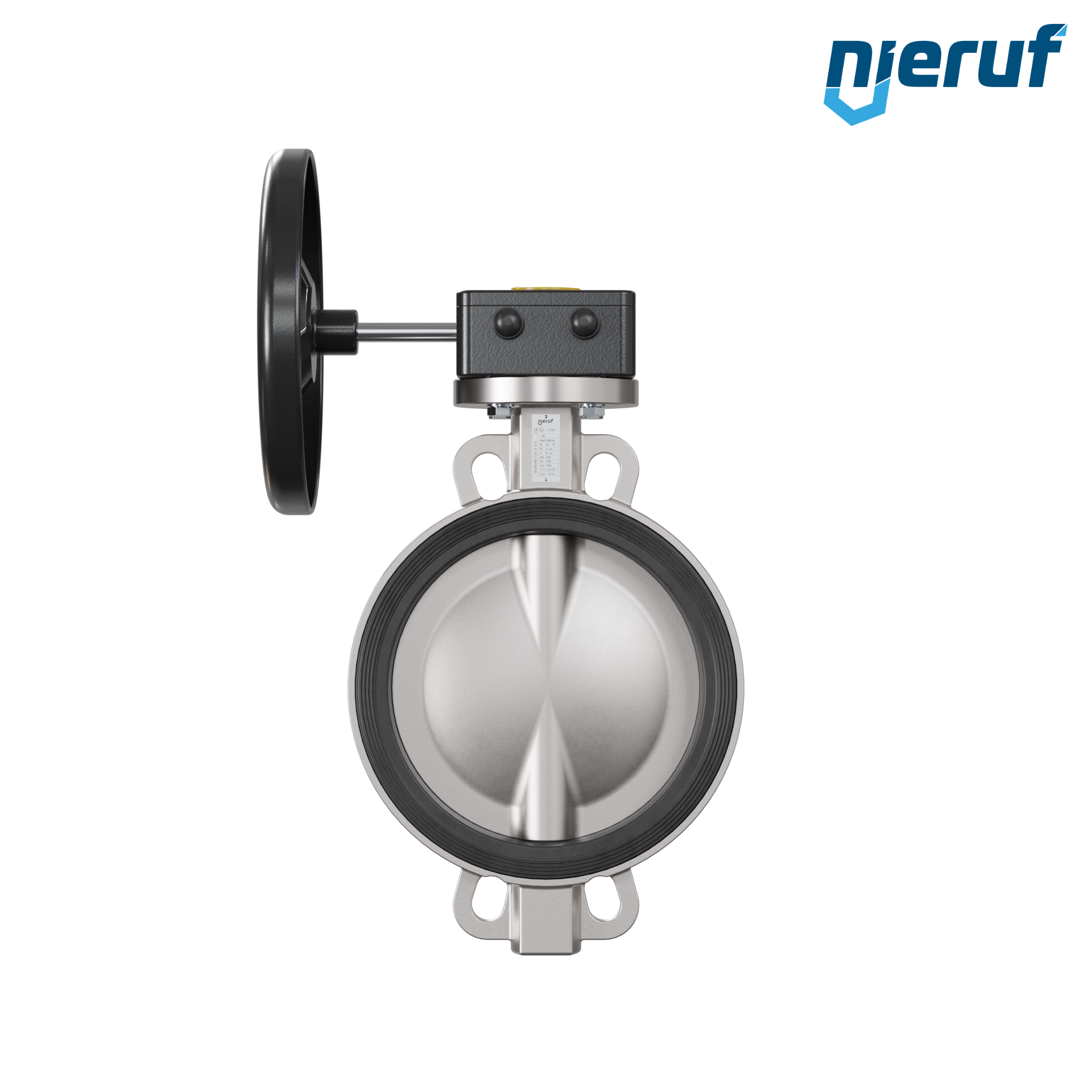 valvola a farfalla in acciaio inossidabile DN250 PN16 AK08 EPDM volantino