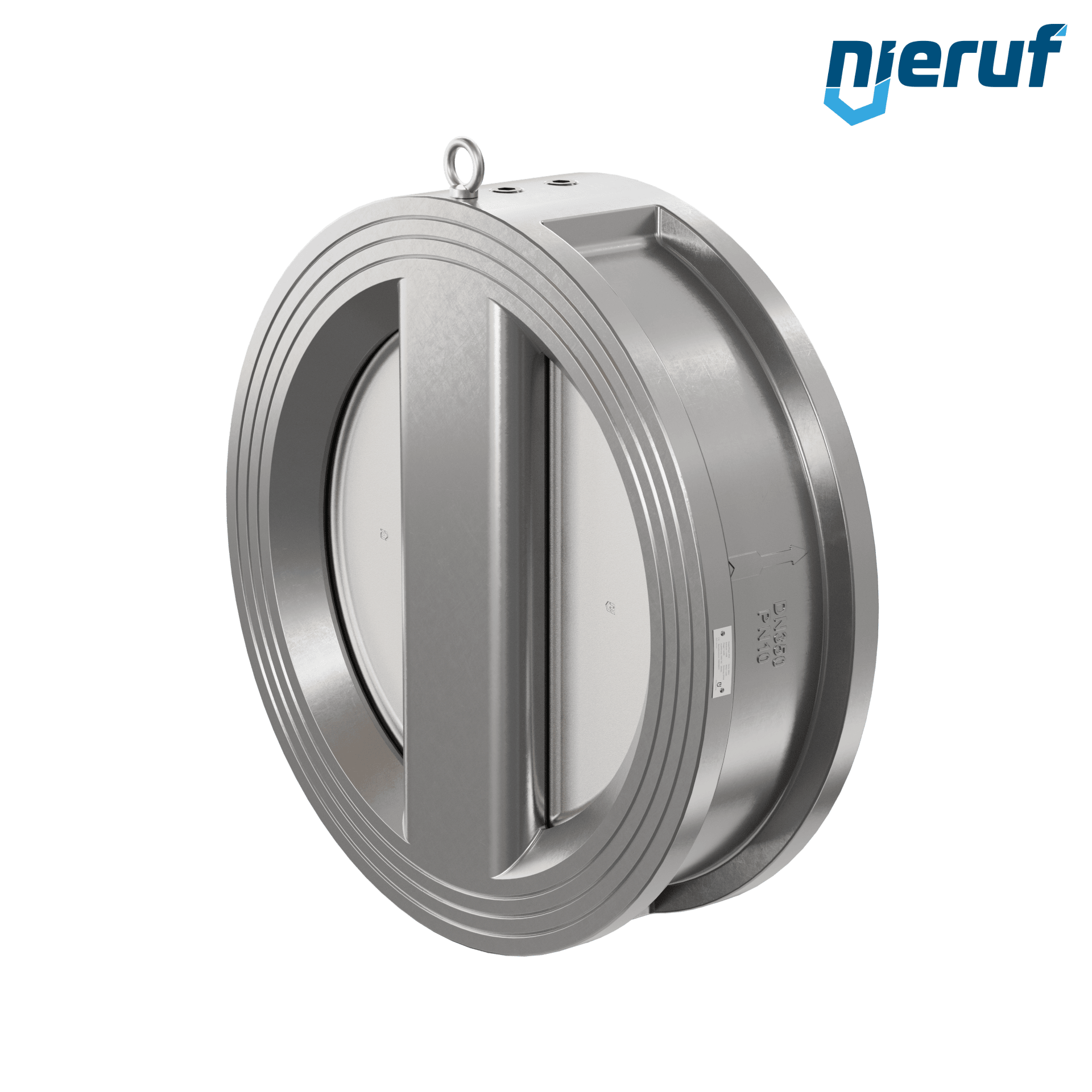 valvola di ritegno a doppio battente DN350 ANSI150 DR03 ANSI 150 acciaio inossidabile 1.4408 EPDM