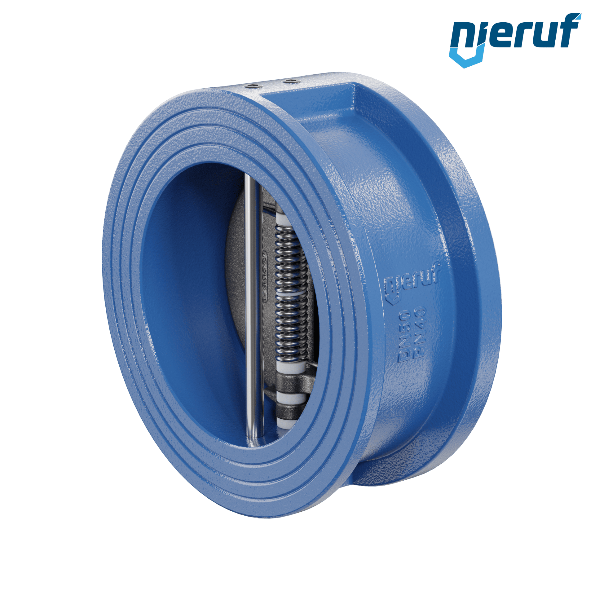 valvola di ritegno a doppio battente DN50 DR01 GGG40 EPDM