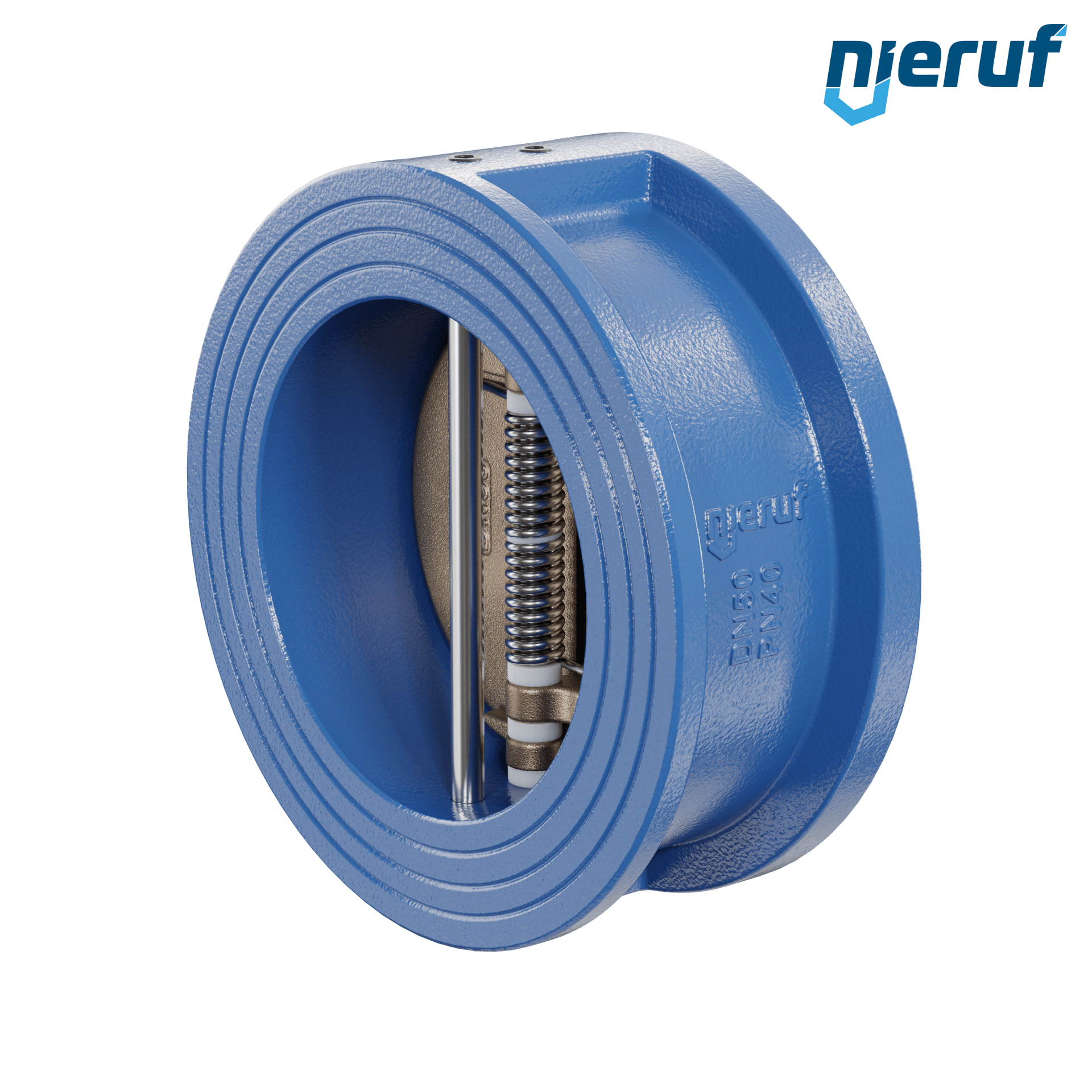 valvola di ritegno a doppio battente DN50 DR04 GGG40 EPDM