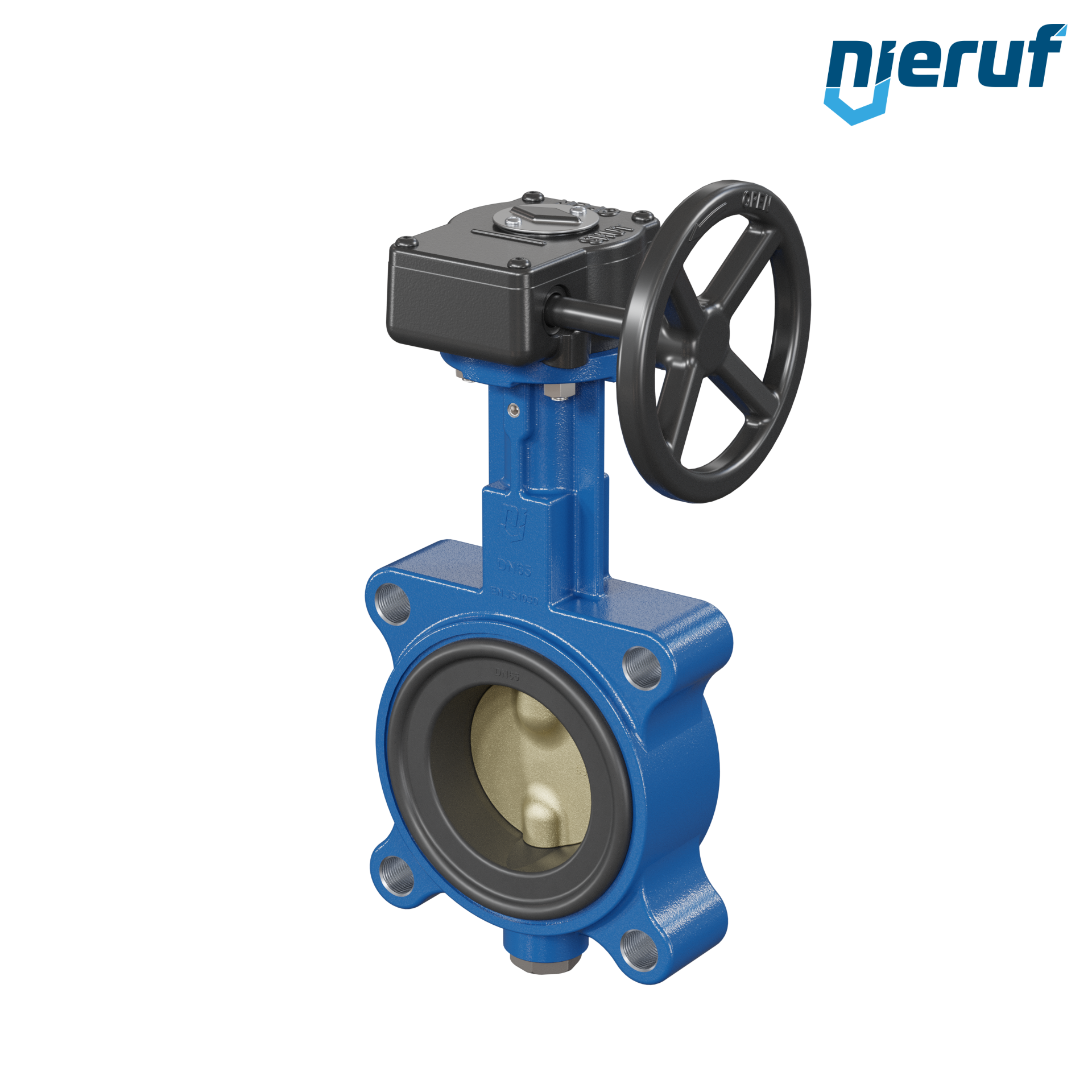 valvola a farfalla per l'acqua di mare DN 65 PN10-PN16 AK16 volantino