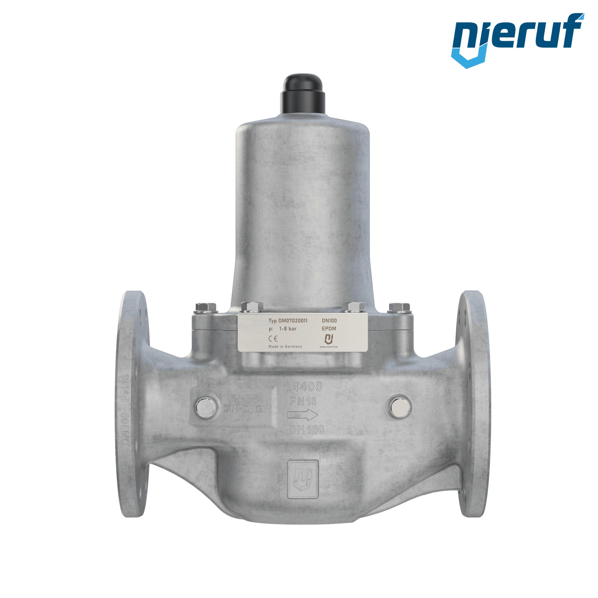 riduttore di pressione flangiato DN 100 PN16 DM07 acciaio inossidabile EPDM 1.0 - 8.0 bar