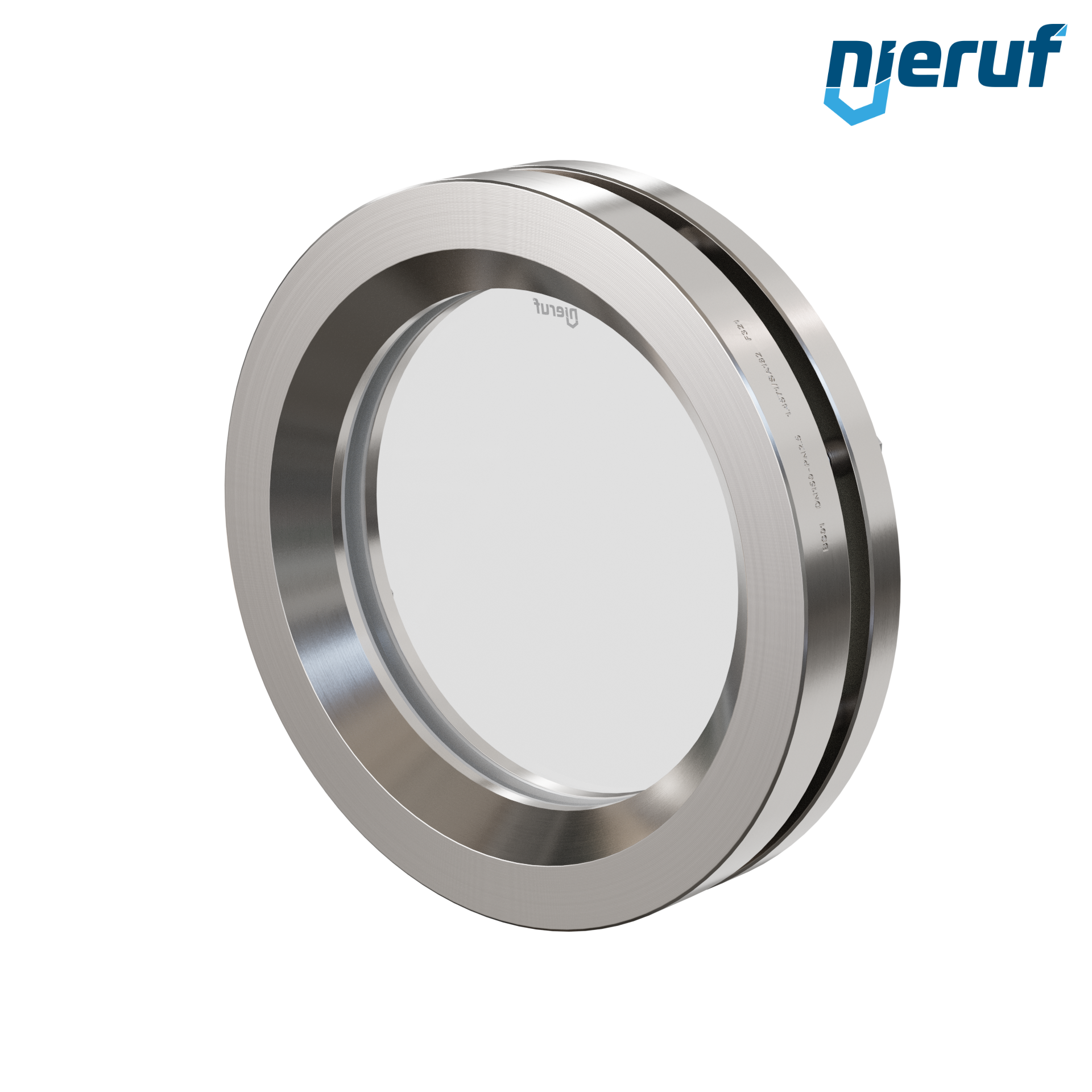 oblò di osservazione per serbatoi DN150 BS01 acciaio inossidabile 1.4571 PTFE vetro borosilicato 2,5bar
