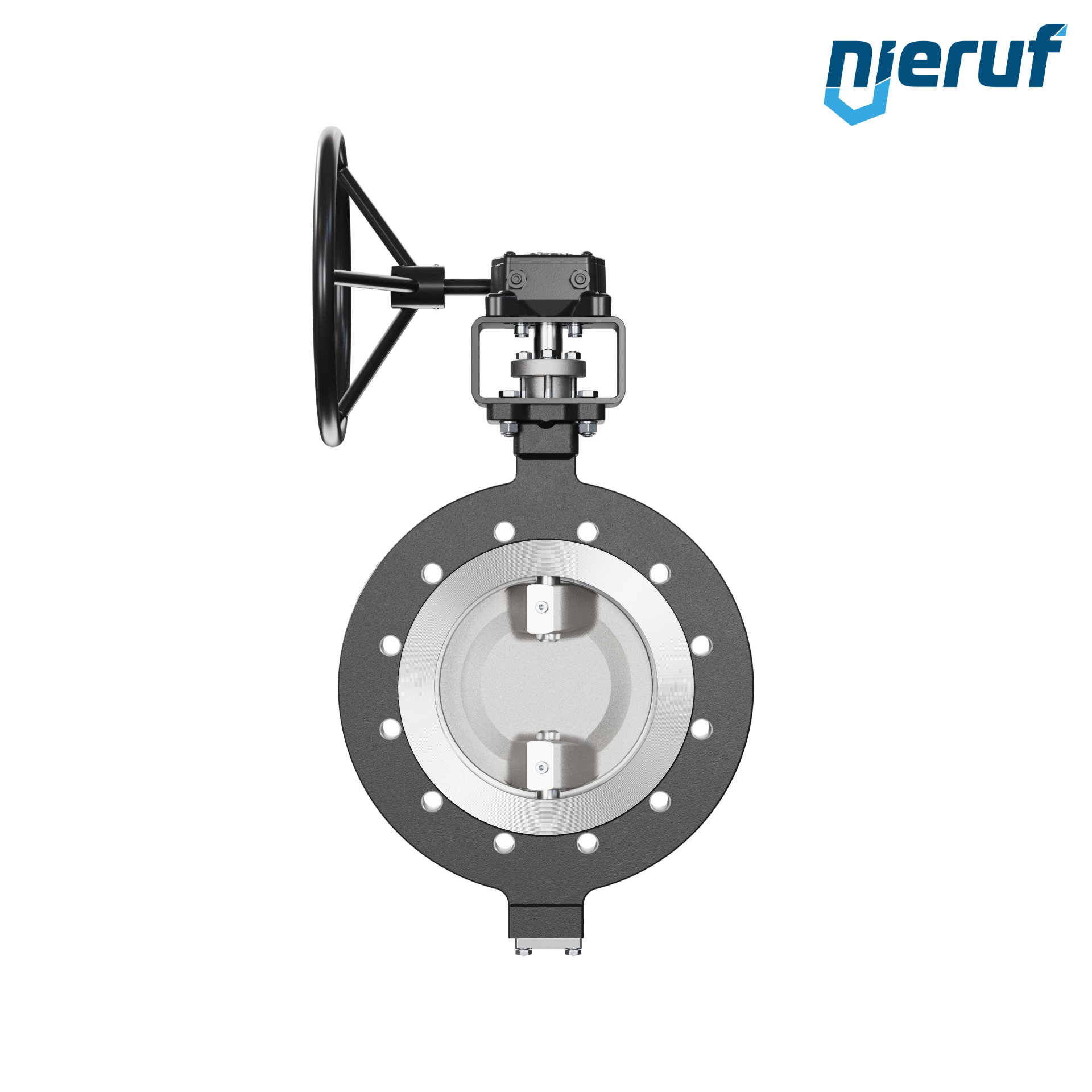 Double offset butterfly-valve AK12 DN 200 ANSI150 worm gear