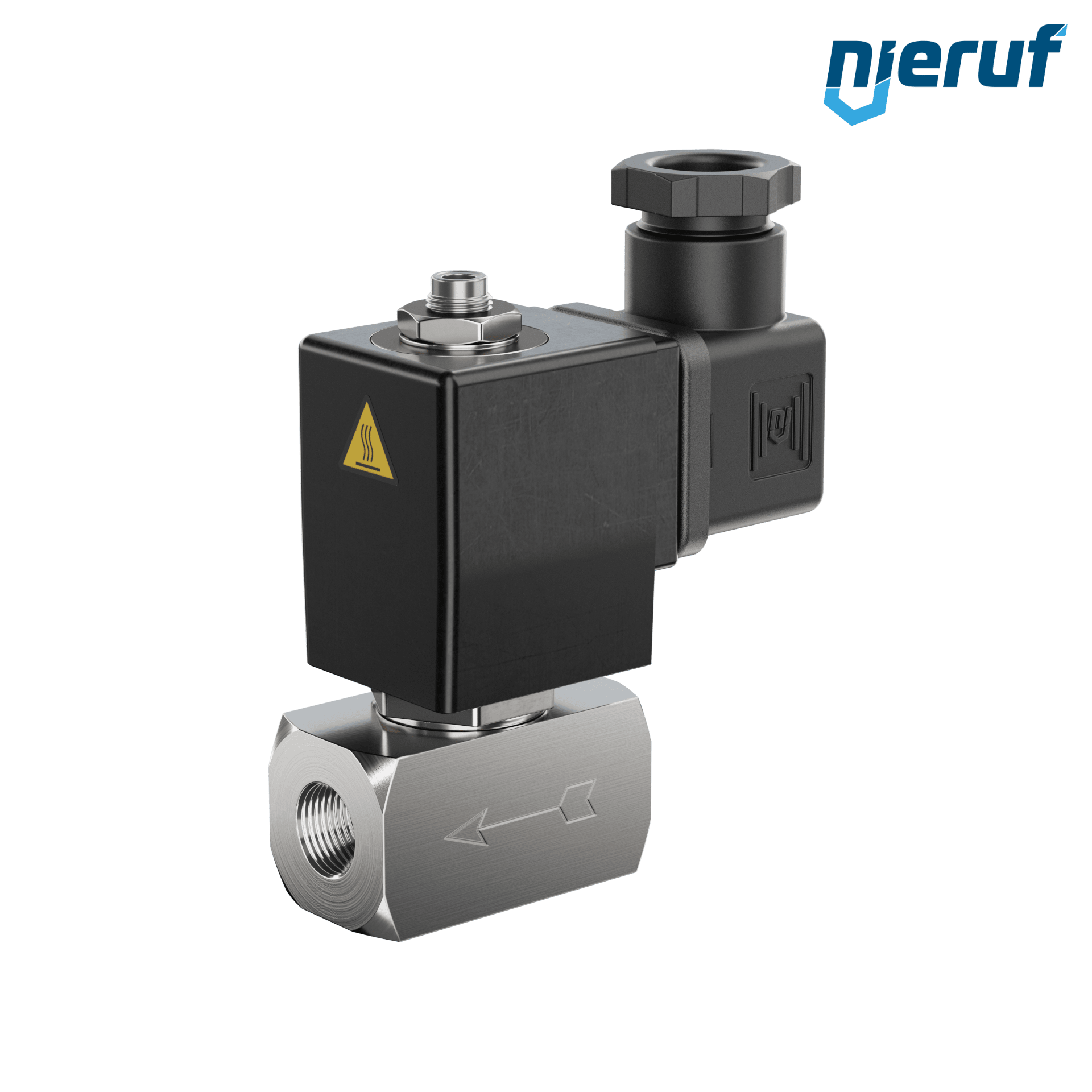 elettrovalvolaDN2,5 G 1/4" pollici acciaio inossidabile EV08 FKM 24V DC