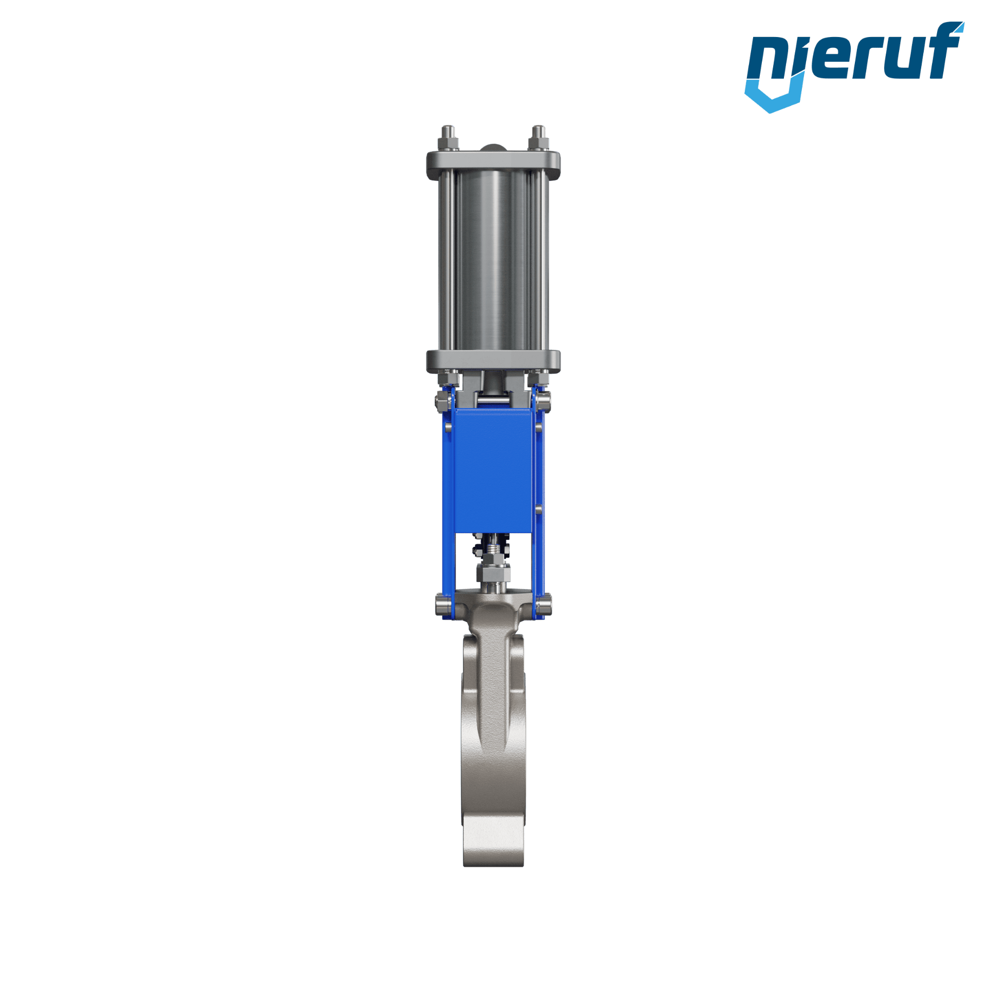 valvola a ghigliottina DN 80 SR03 EPDM attuatore pneumatico a doppio effetto