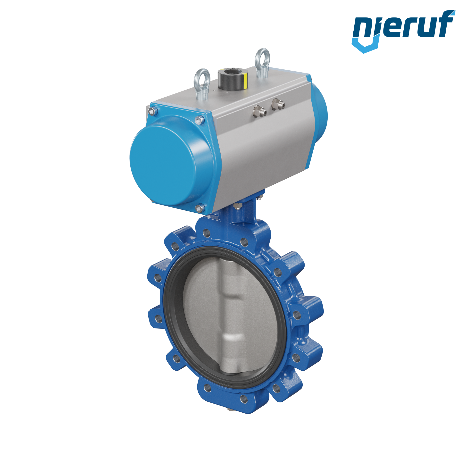 Butterfly valve DN 250 AK02 EPDM high temperature & FDA pneumatic actuator single acting normally closed