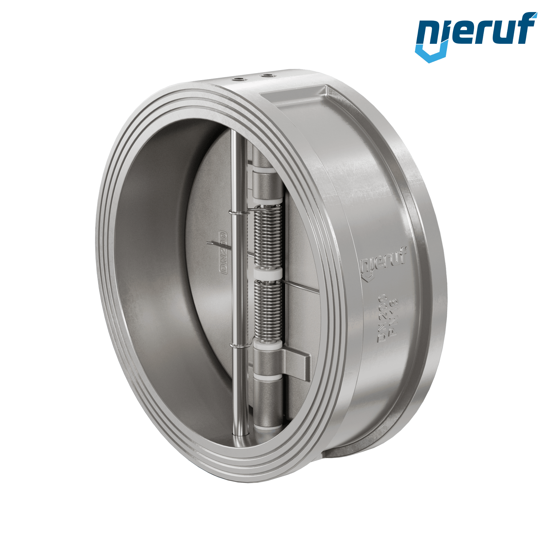 valvola di ritegno a doppio battente DN200 ANSI150 DR03 ANSI 150 acciaio inossidabile 1.4408 NBR