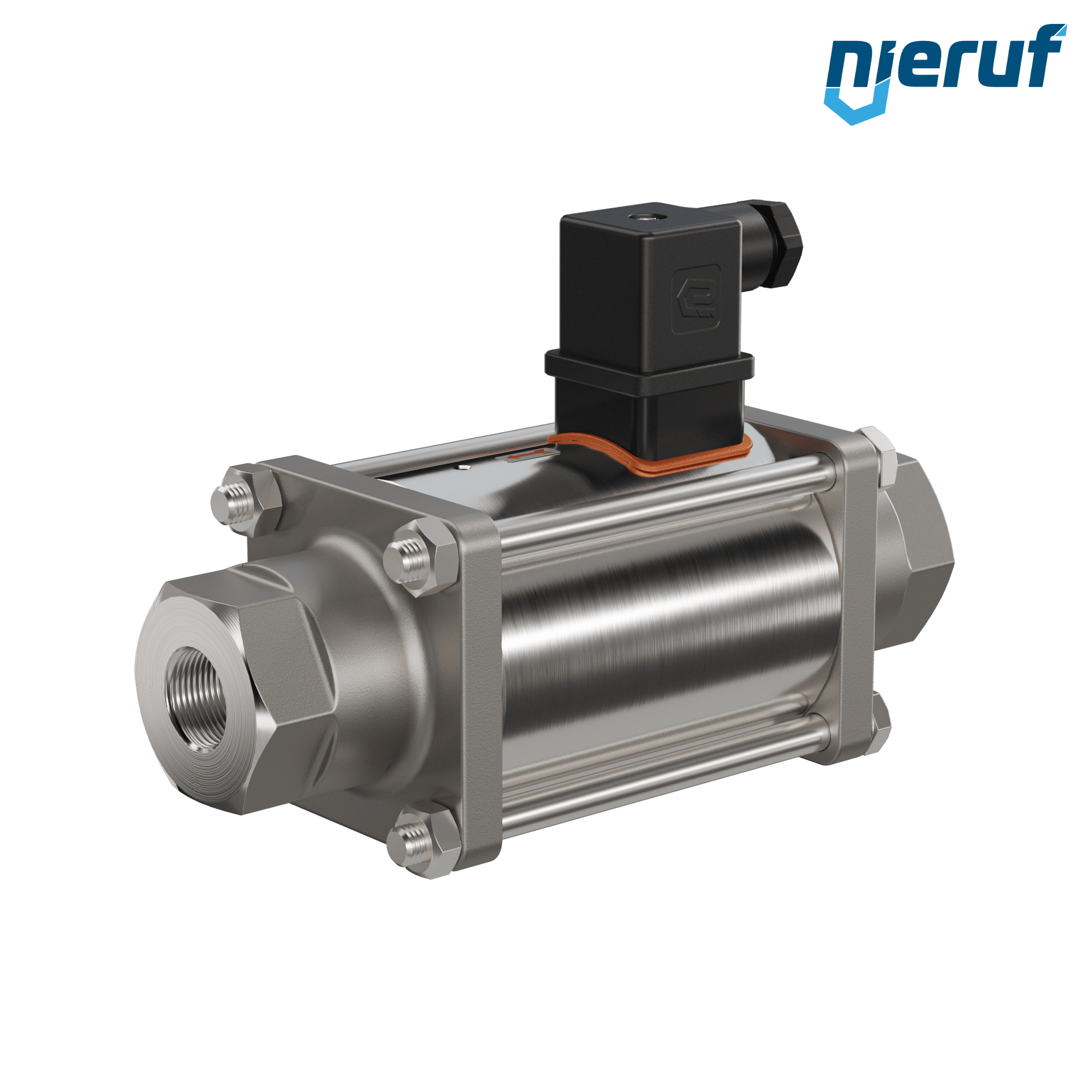 valvola coassiale 1/2" pollici filettatura interna - DN15 acciaio inossidabile 24V DC NC - per applicazione con acqua