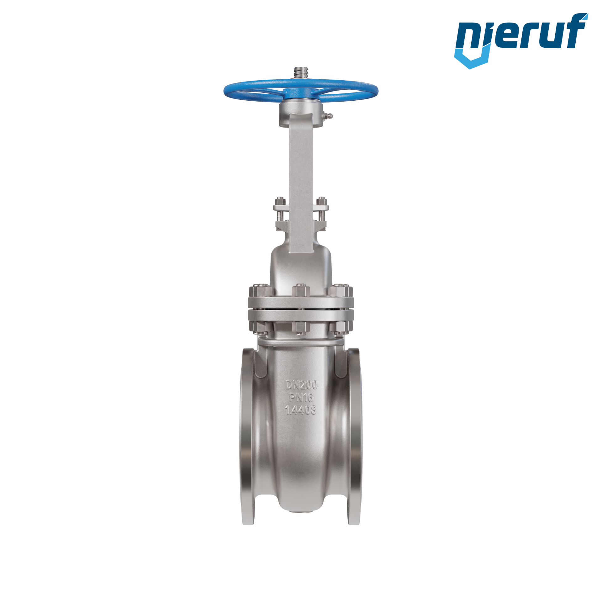 Valvola a saracinesca a corpo piatto in acciaio inox AISI 316 AS03 DN200 PN10