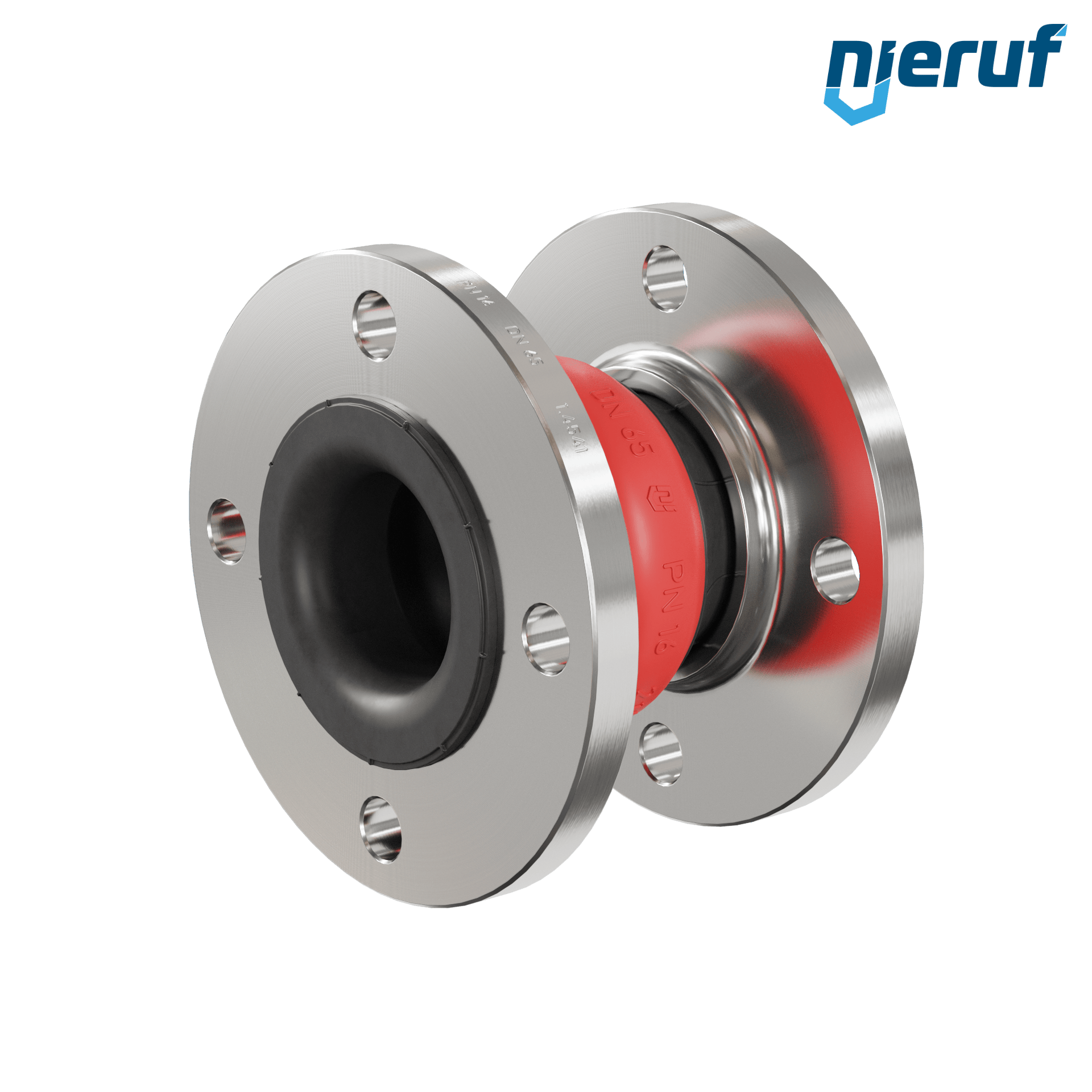 Compensatore DN65 tipo KP04 flange acciaio inox, manicotto EPDM