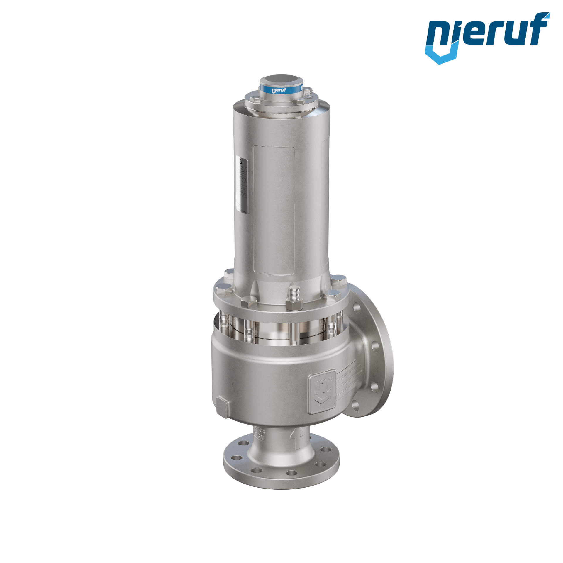 valvola di sicurezza con cappello a tenuta di gas & manicotto di tenuta DN65/DN100 SF04, PTFE, senza dispositivo di sollevamento