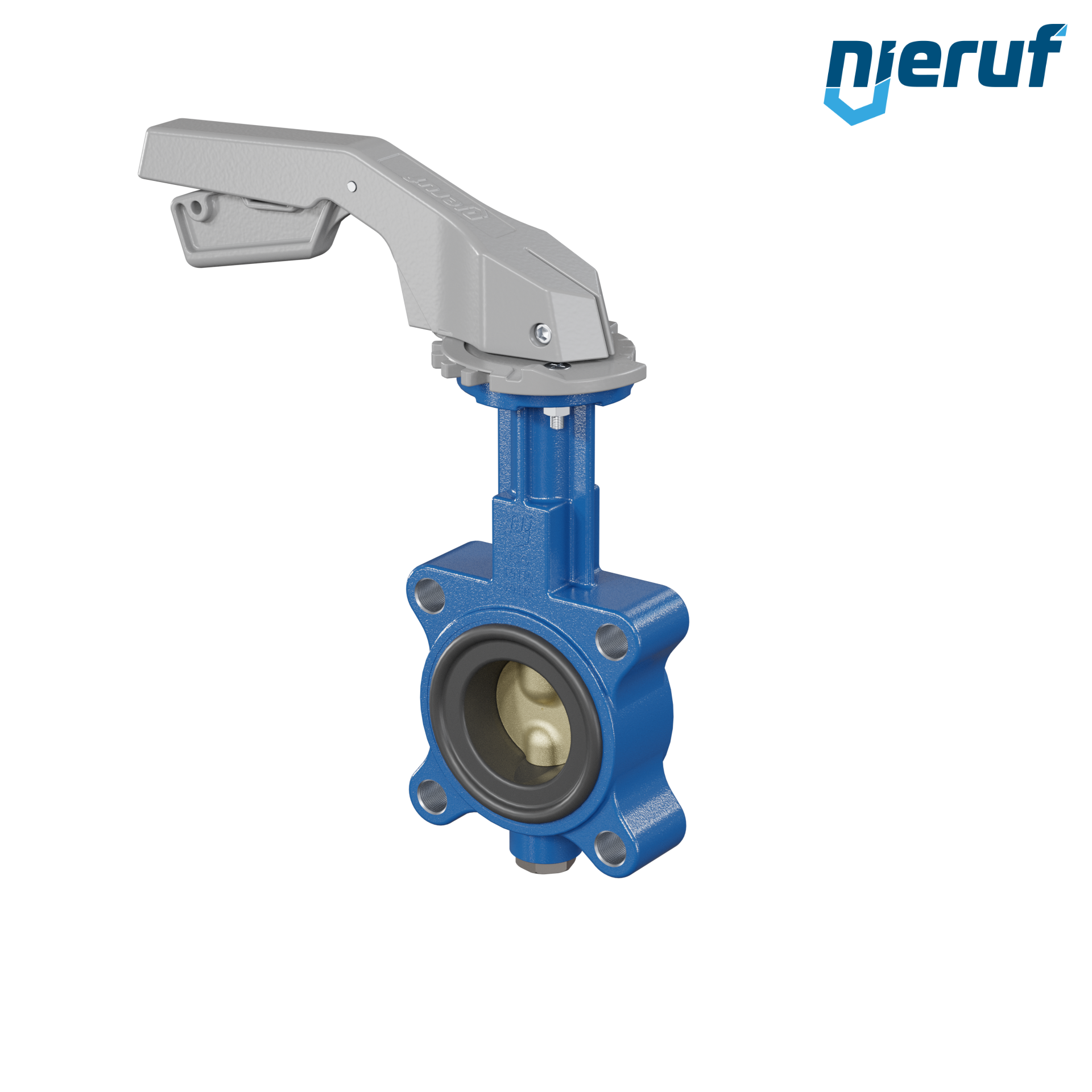 valvola a farfalla per l'acqua di mare DN 50 PN10-PN16 AK16 leva a mano