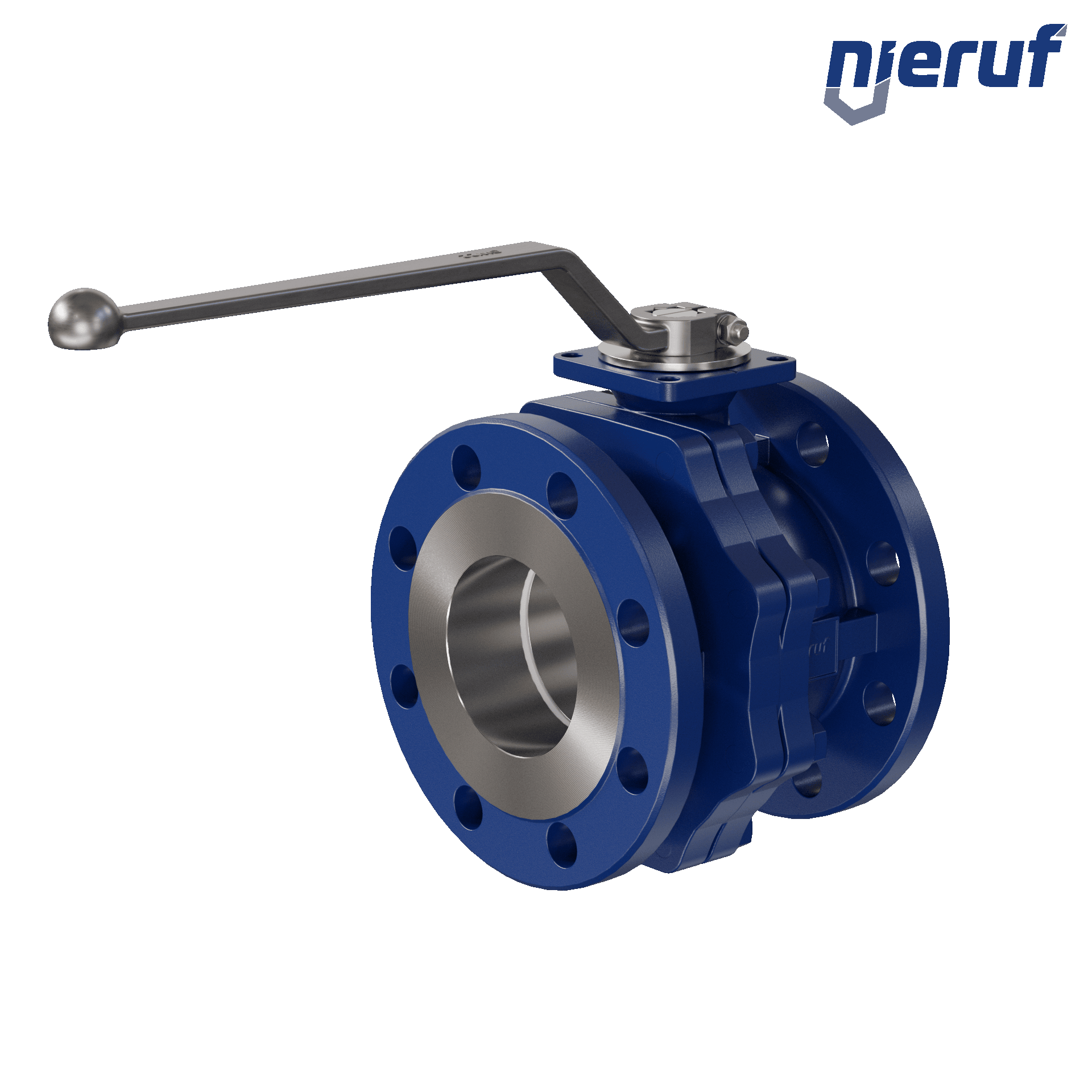 valvola a sfera flangiata per alte temperature FK12 DN100 PN40 in acciaio fuso 1.0619 fino a +25
