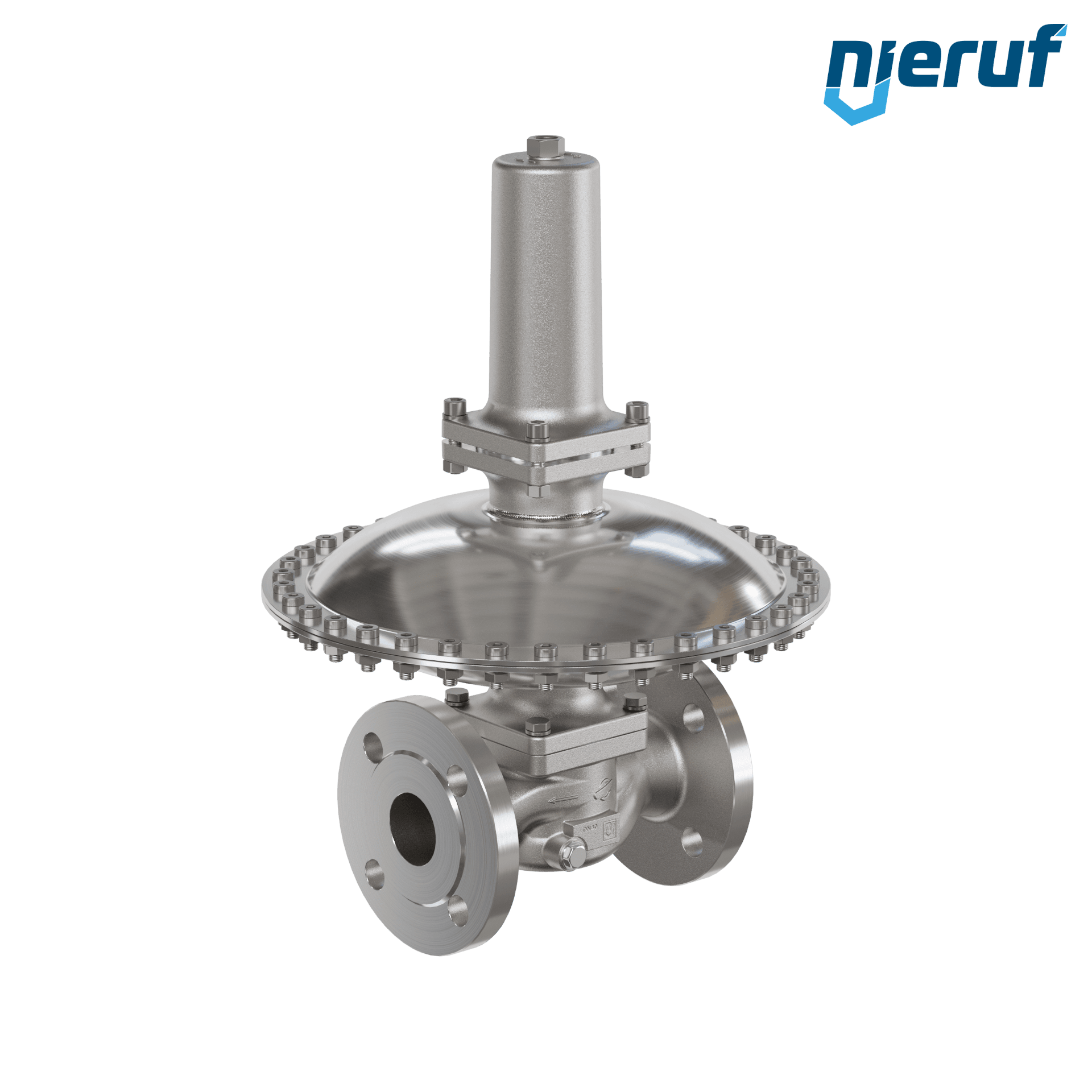 valvola di troppo pieno in millibar flangia DN40 UV18 acciaio inossidabile EPDM / PTFE 50 - 500 mbar