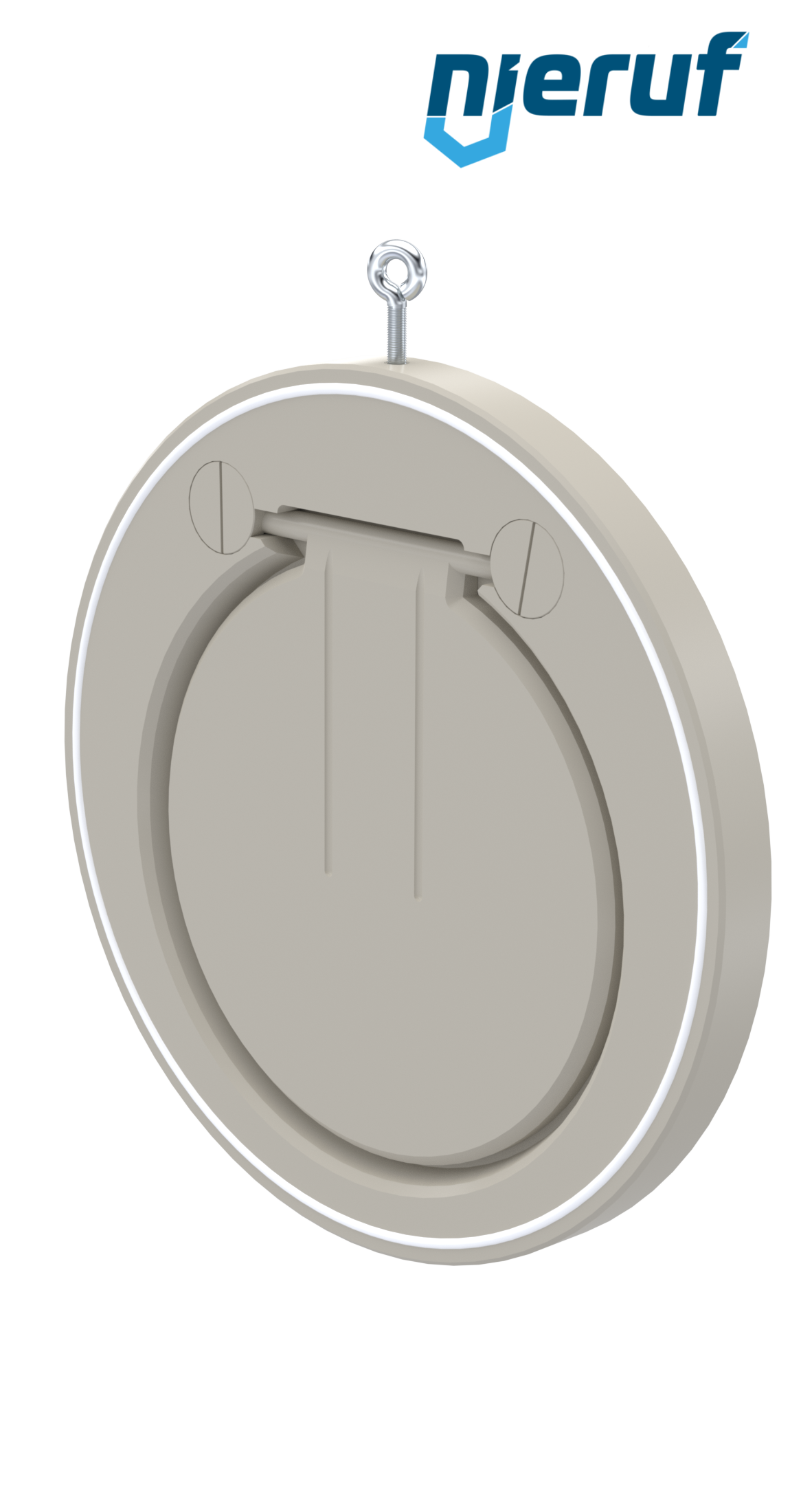 Zwischenflansch-Rückschlagklappe DN300 ZR06 Kunststoff PP-H PTFE