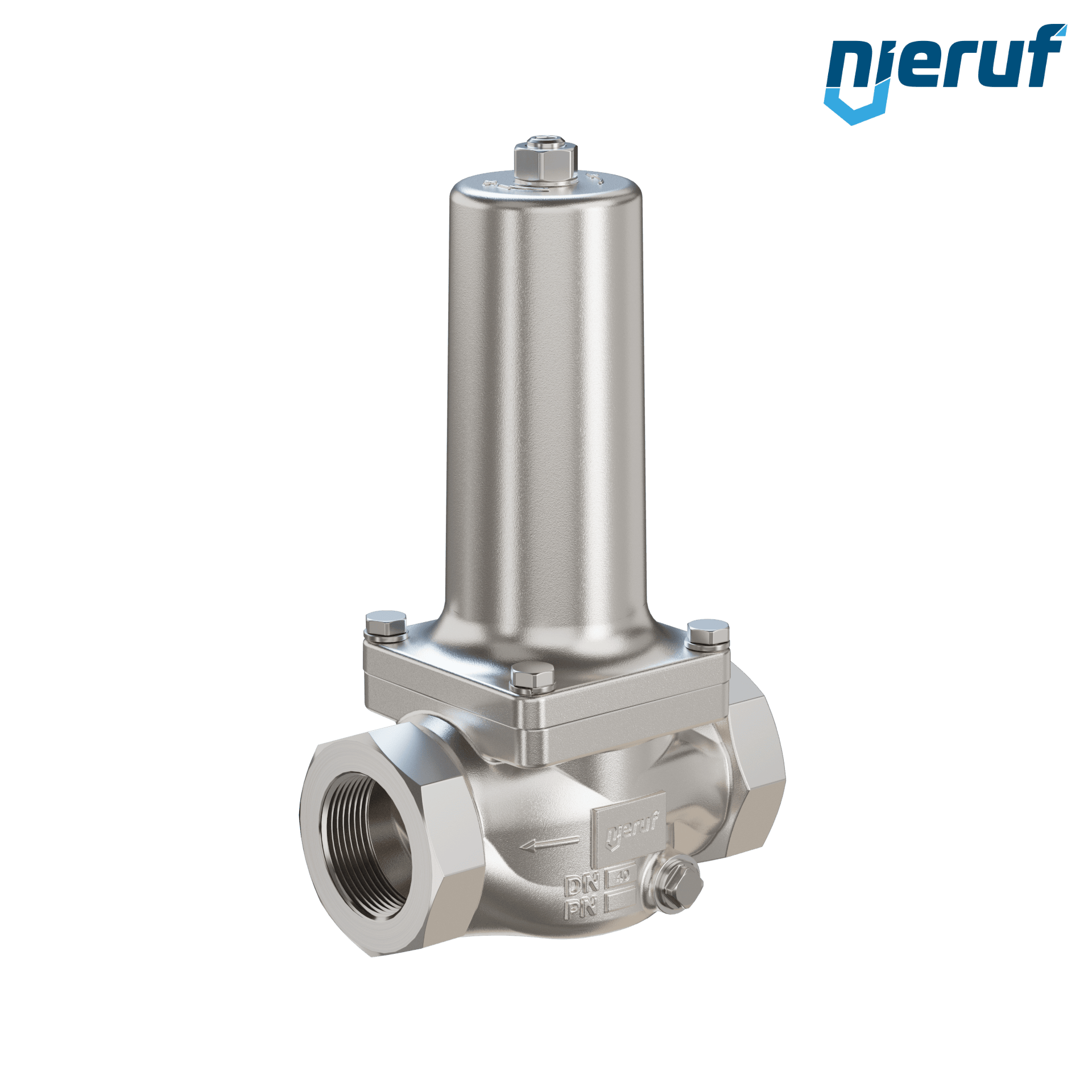 réducteur de pression 1 1/2" pouce DM12 acier inoxydable FPM / FKM 0.5 - 9.0 bar