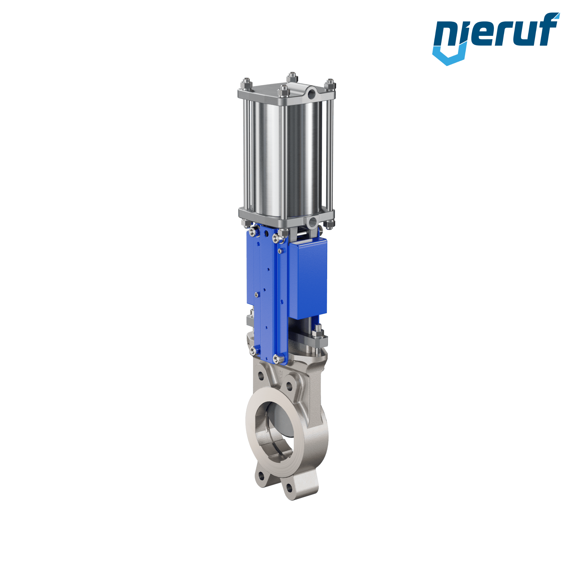 valvola a ghigliottina DN 100 SR03 EPDM attuatore pneumatico a doppio effetto