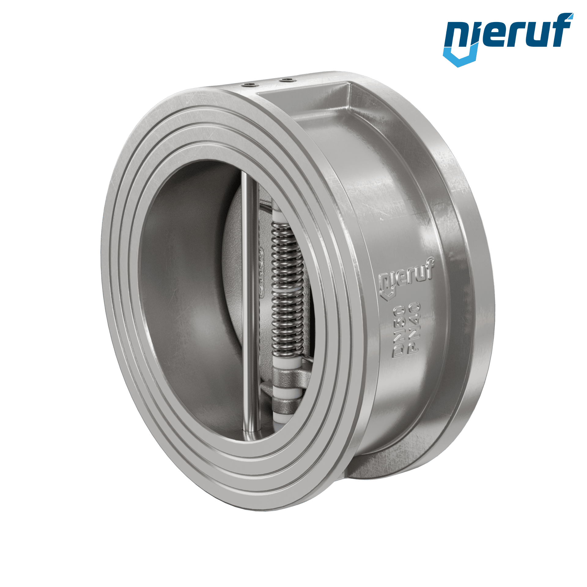 valvola di ritegno a doppio battente DN50 ANSI150 DR03 ANSI 150 acciaio inossidabile 1.4408 FKM