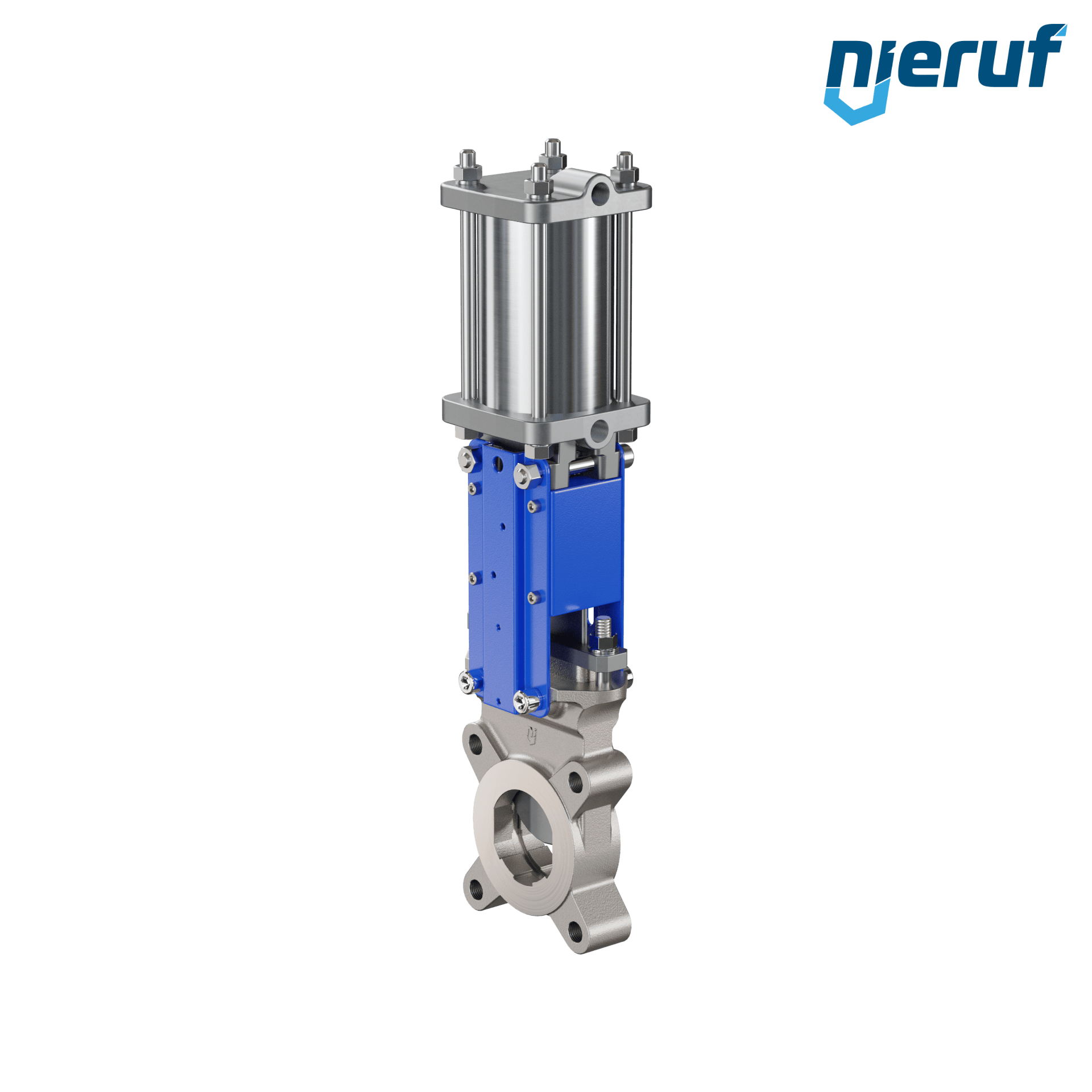 valvola a ghigliottina DN 65 SR03 EPDM attuatore pneumatico a doppio effetto