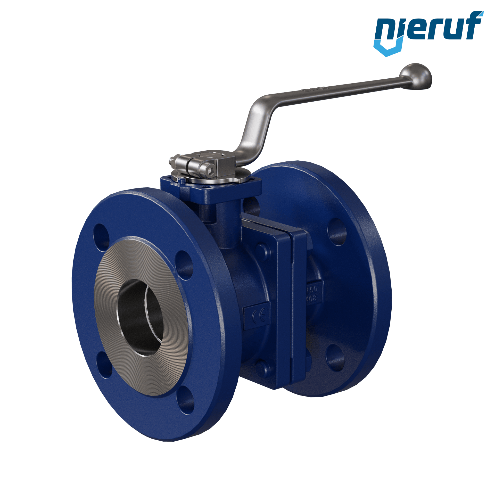 valvola a sfera flangiata per alte temperature FK12 DN50 PN40 in acciaio fuso 1.0619 fino a +25