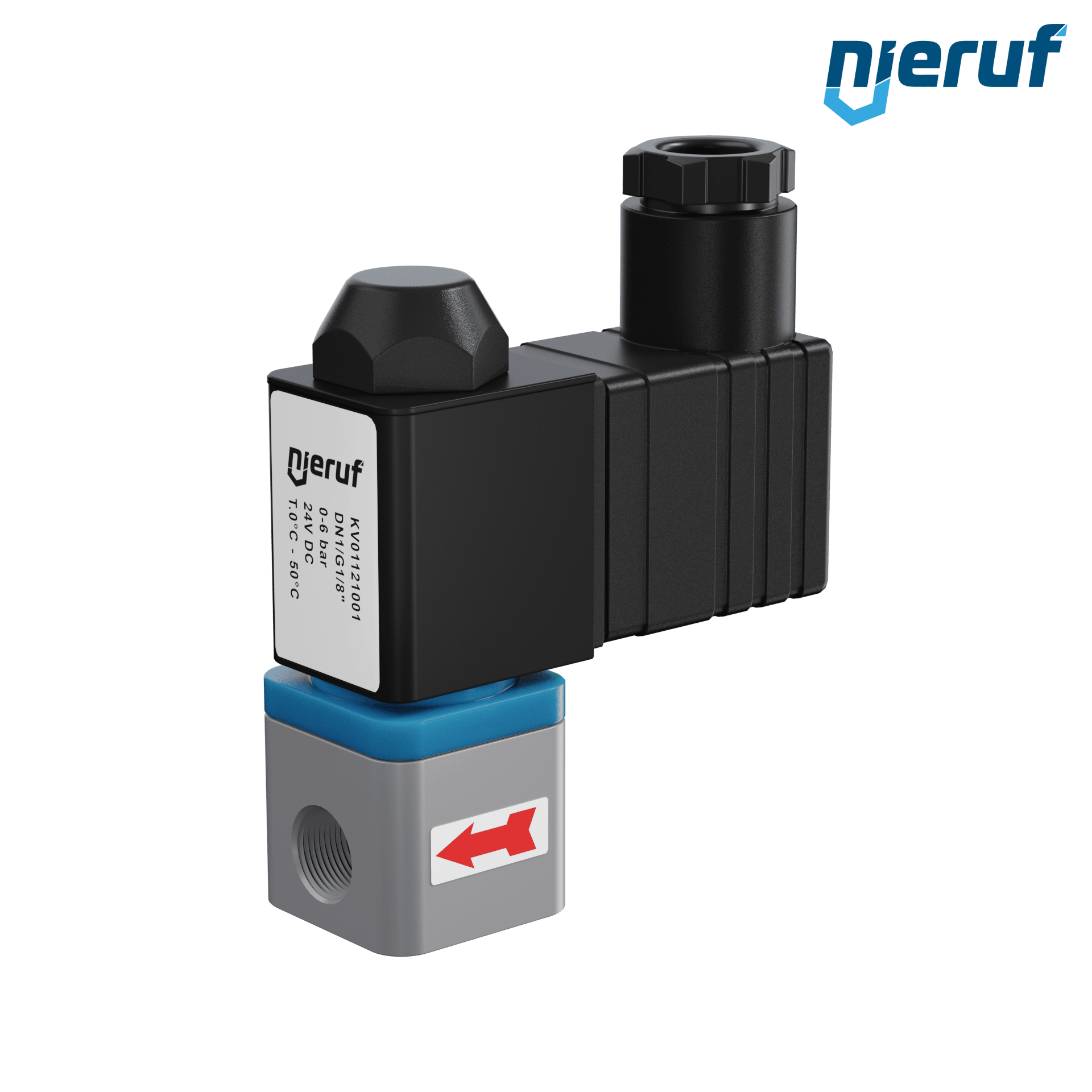 elettrovalvola DN1,0 PVC KV01 FKM 24V DC