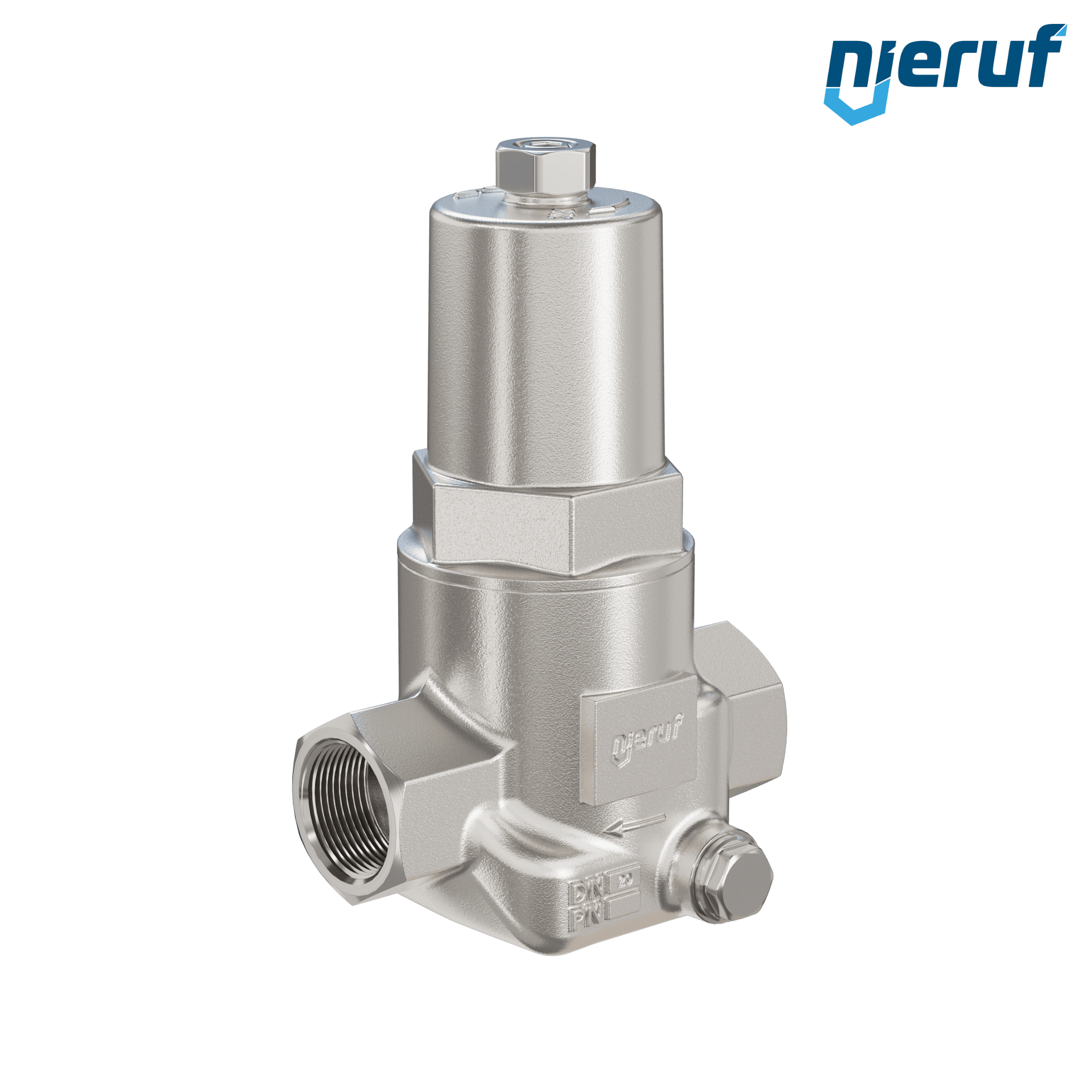 riduttori di pressione 3/4" pollici NPT DM21 acciaio inossidabile PTFE / EPDM / FEPM 2.0 - 5.0 bar