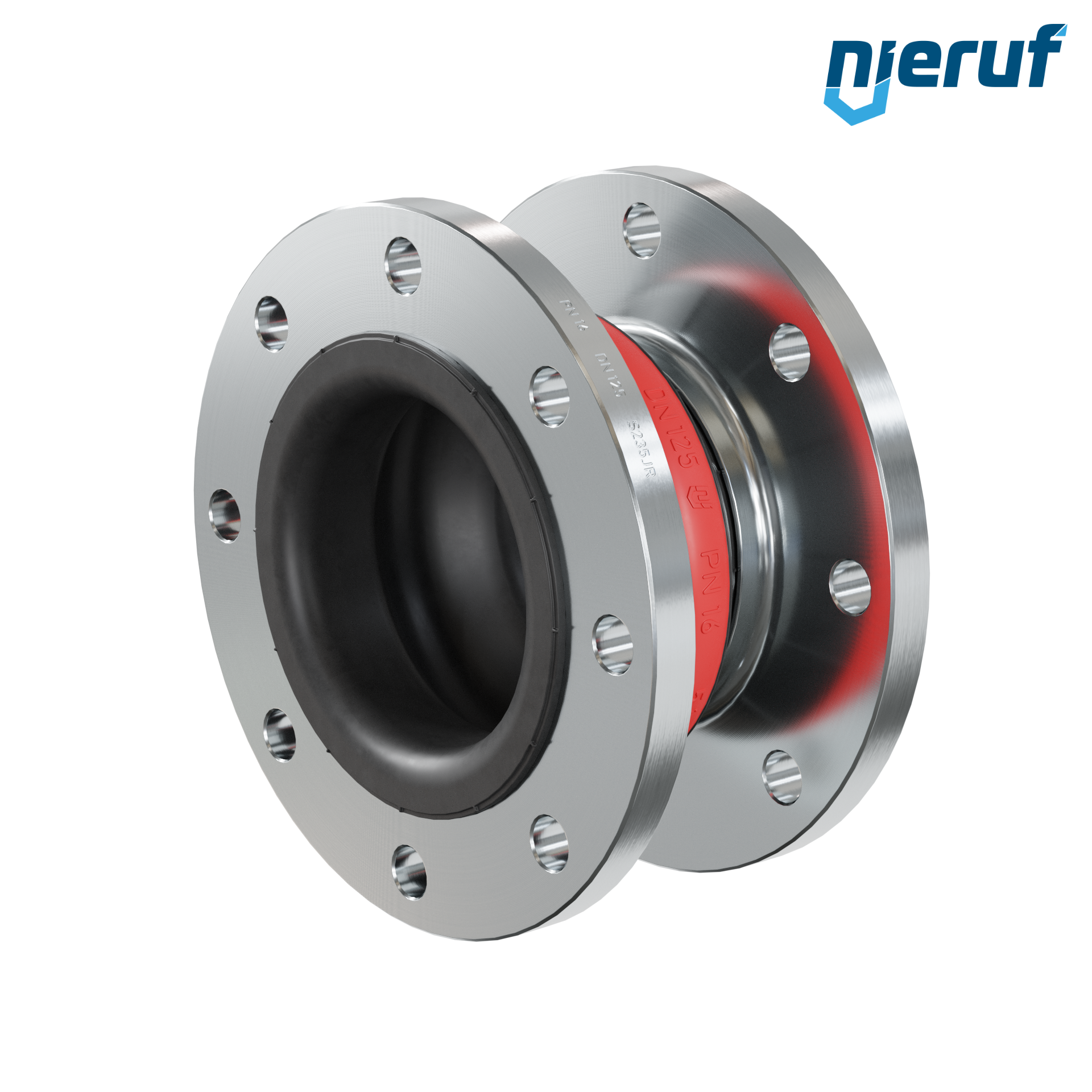 Compensatore DN125 tipo KP04 flange acciaio, manicotto EPDM