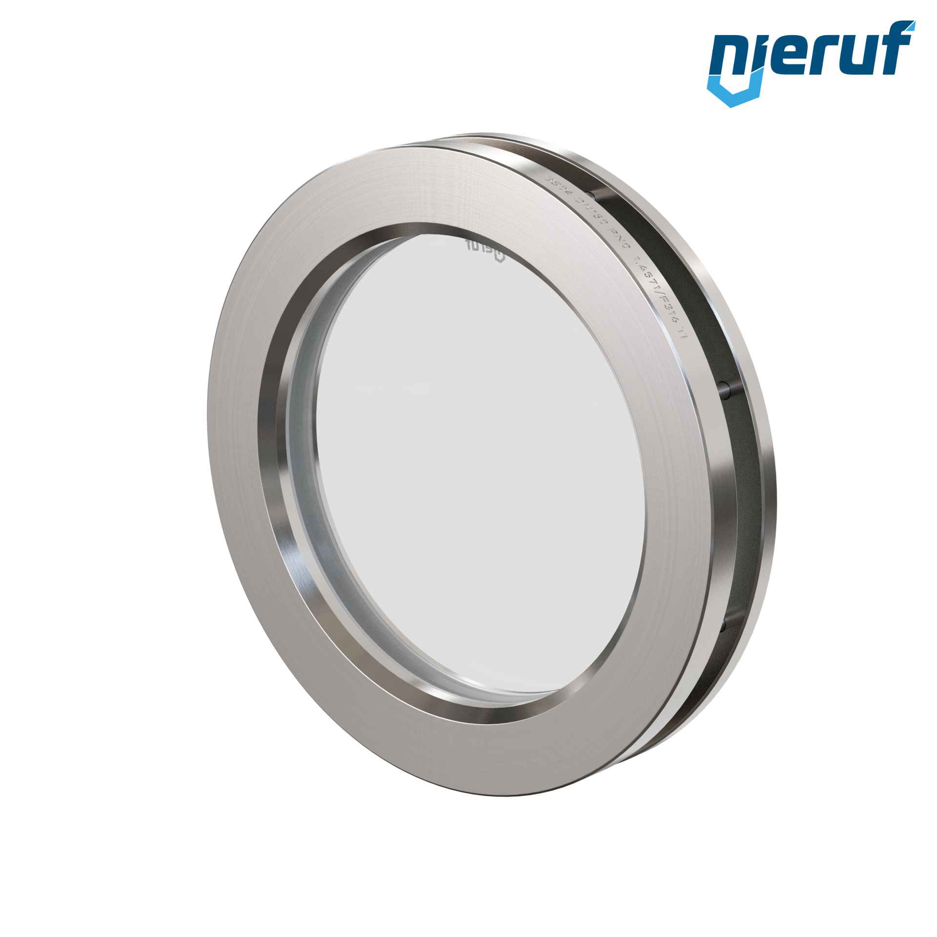 oblò di osservazione per serbatoi DN150 BS04 acciaio inossidabile 1.4571 PTFE vetro borosilicato 0,0 bar