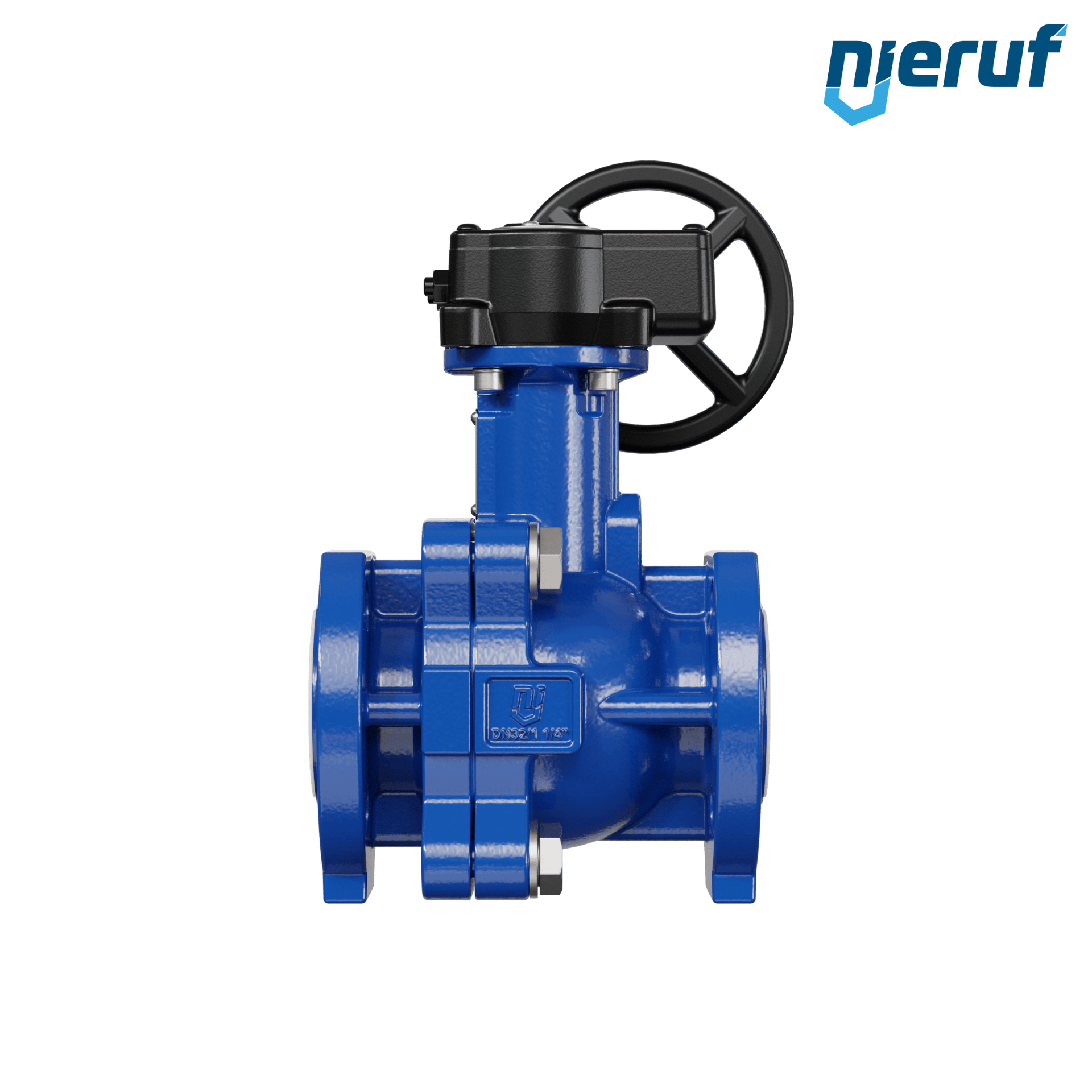 valvola a sfera flangiata PFA FK13 DN32 - 1 1/4" pollici ANSI 150 inghisa sferoidale 5.3103 con volantino manuale